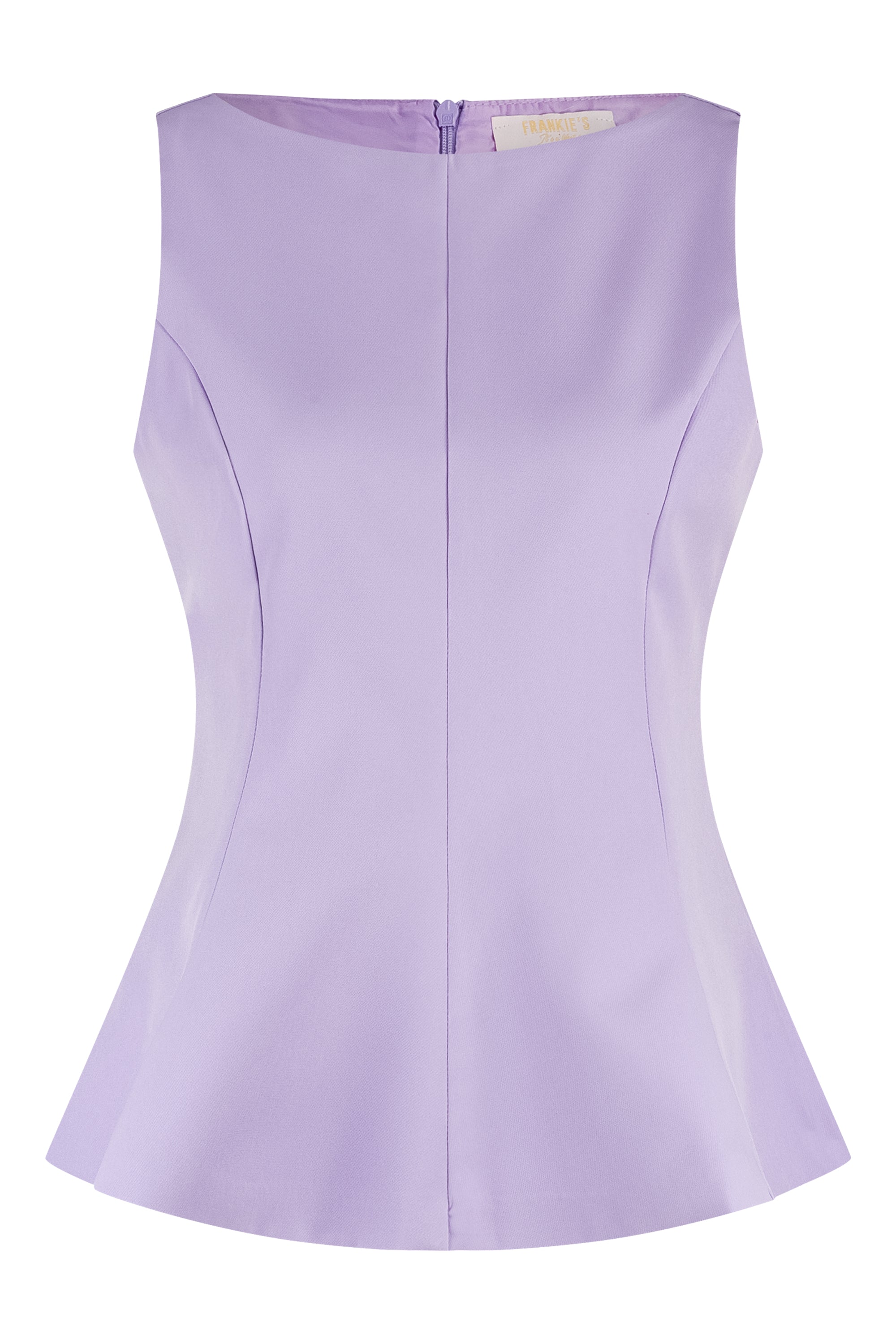 Peplum top lila