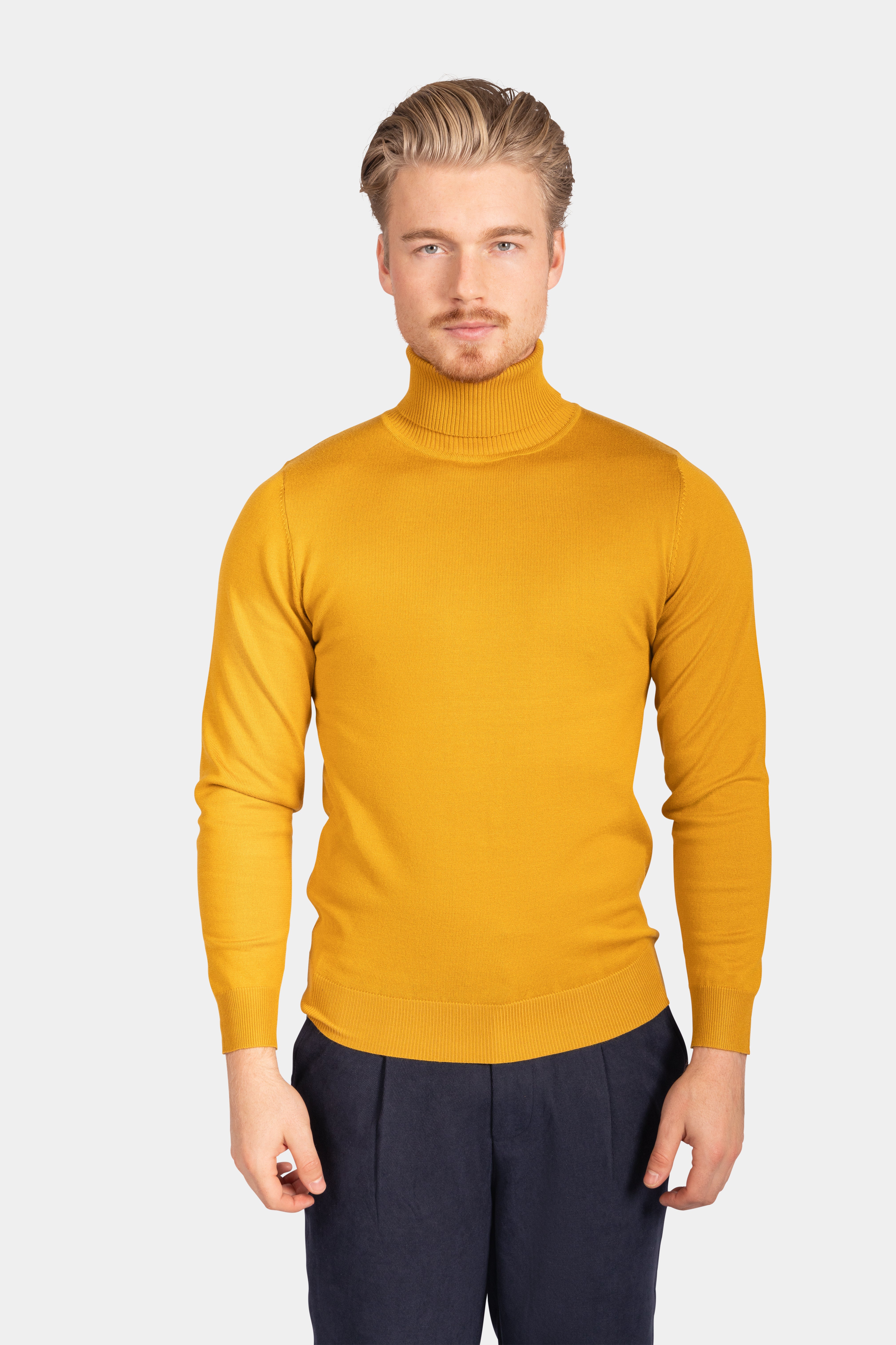 Turtleneck Sweater - Mustard Yellow - Frankie's