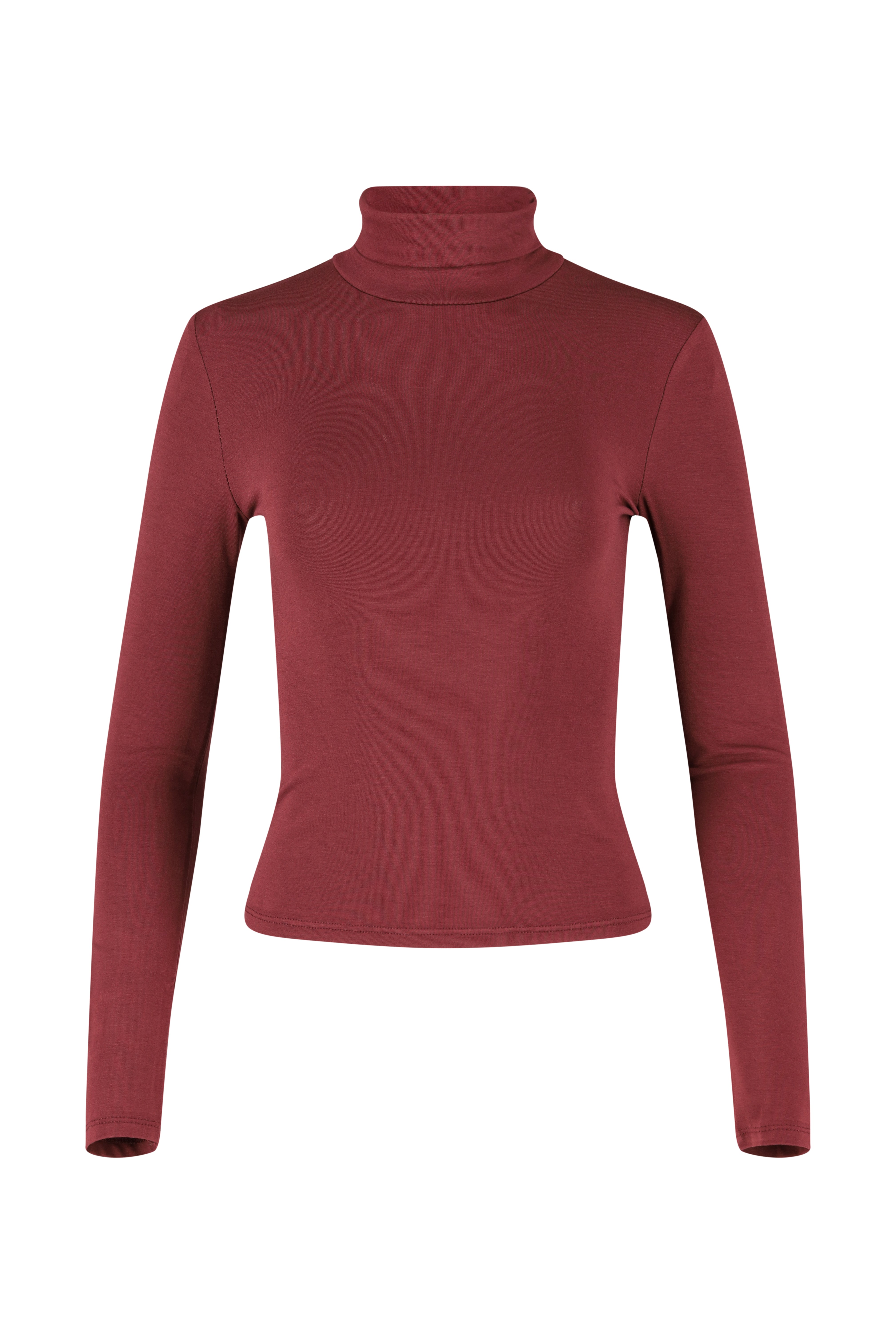 Polo Neck Knitwear - Bordeaux