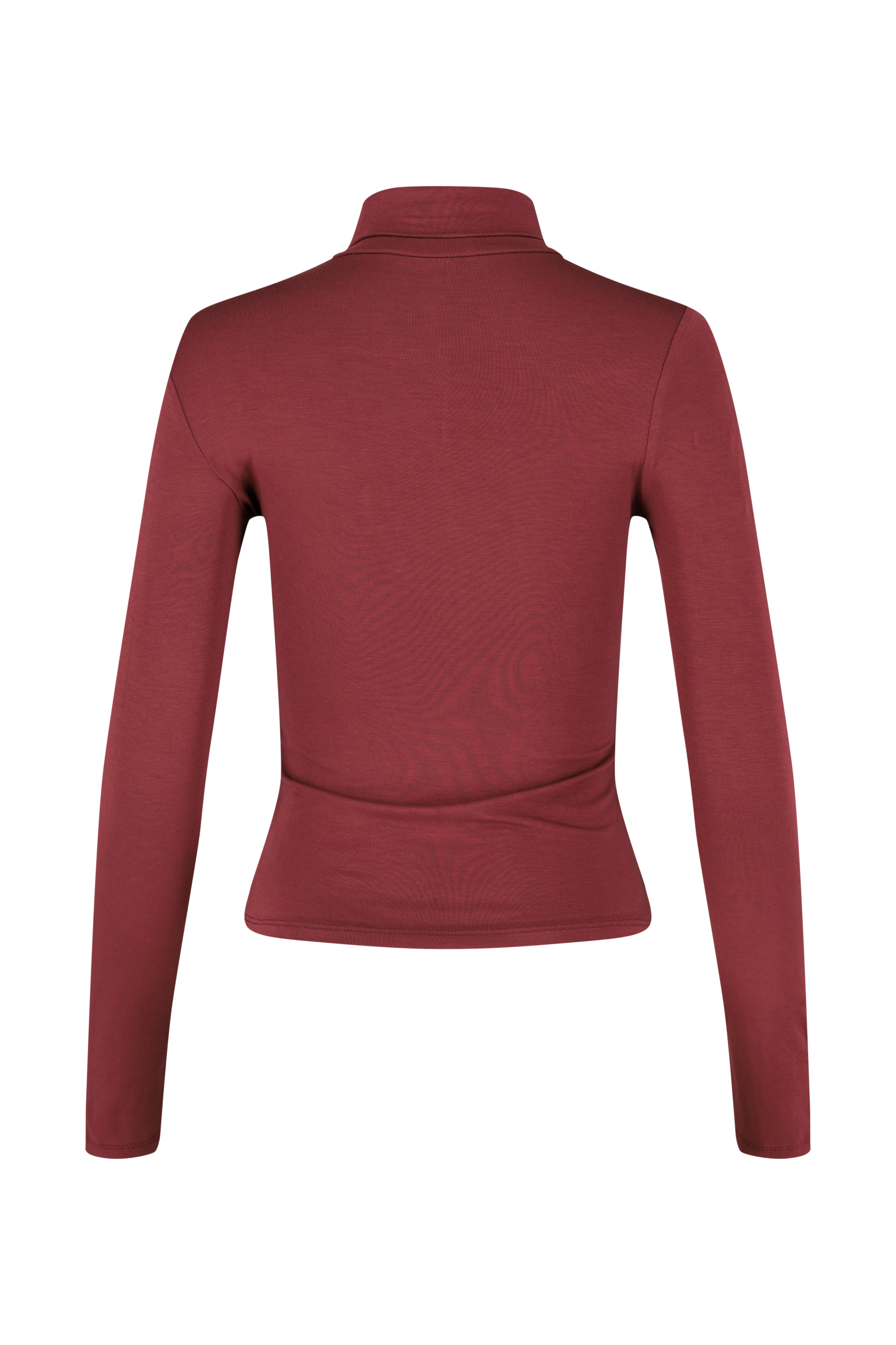 Polo Neck Knitwear - Bordeaux