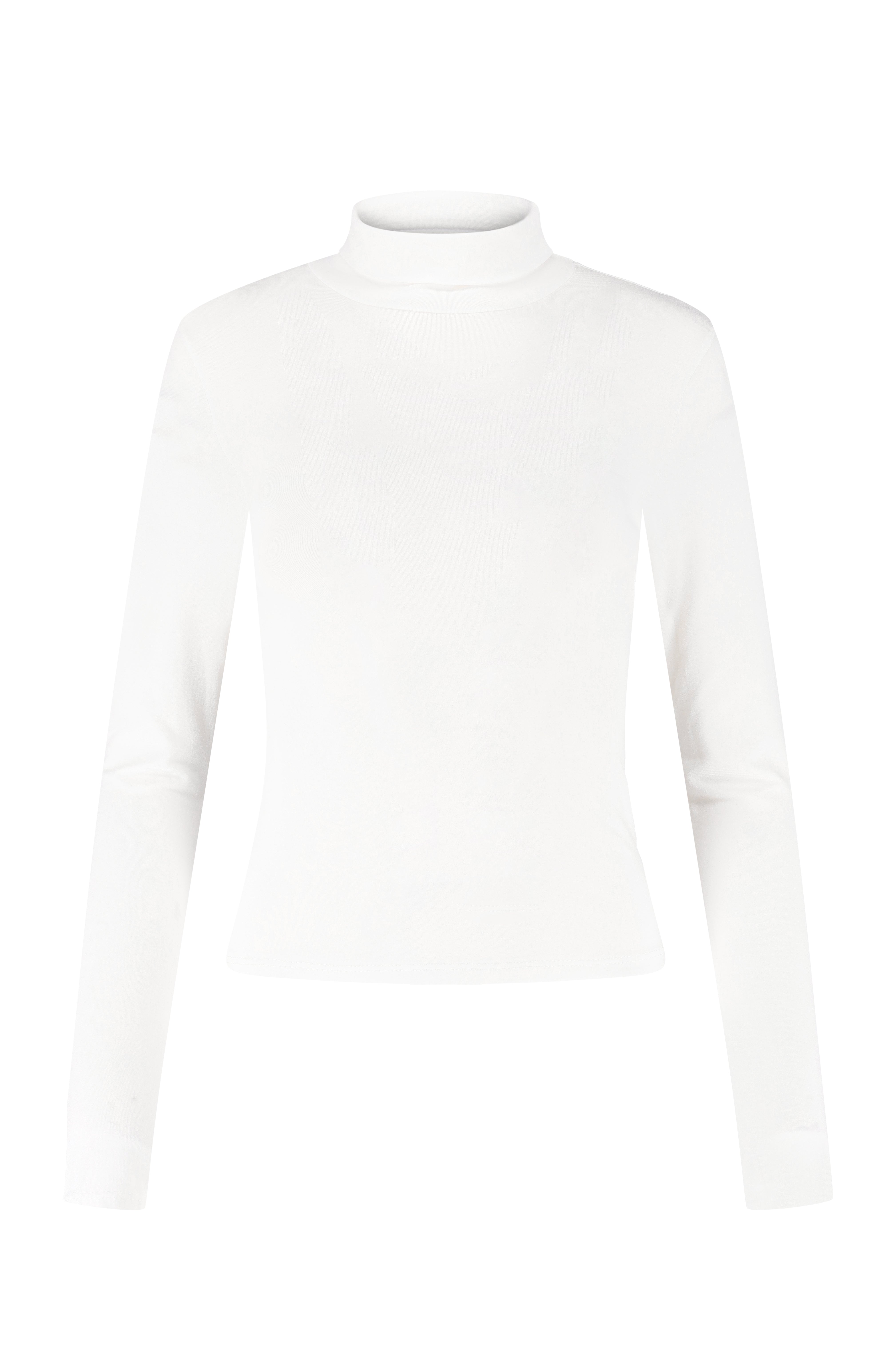 Polo Neck Knitwear - White