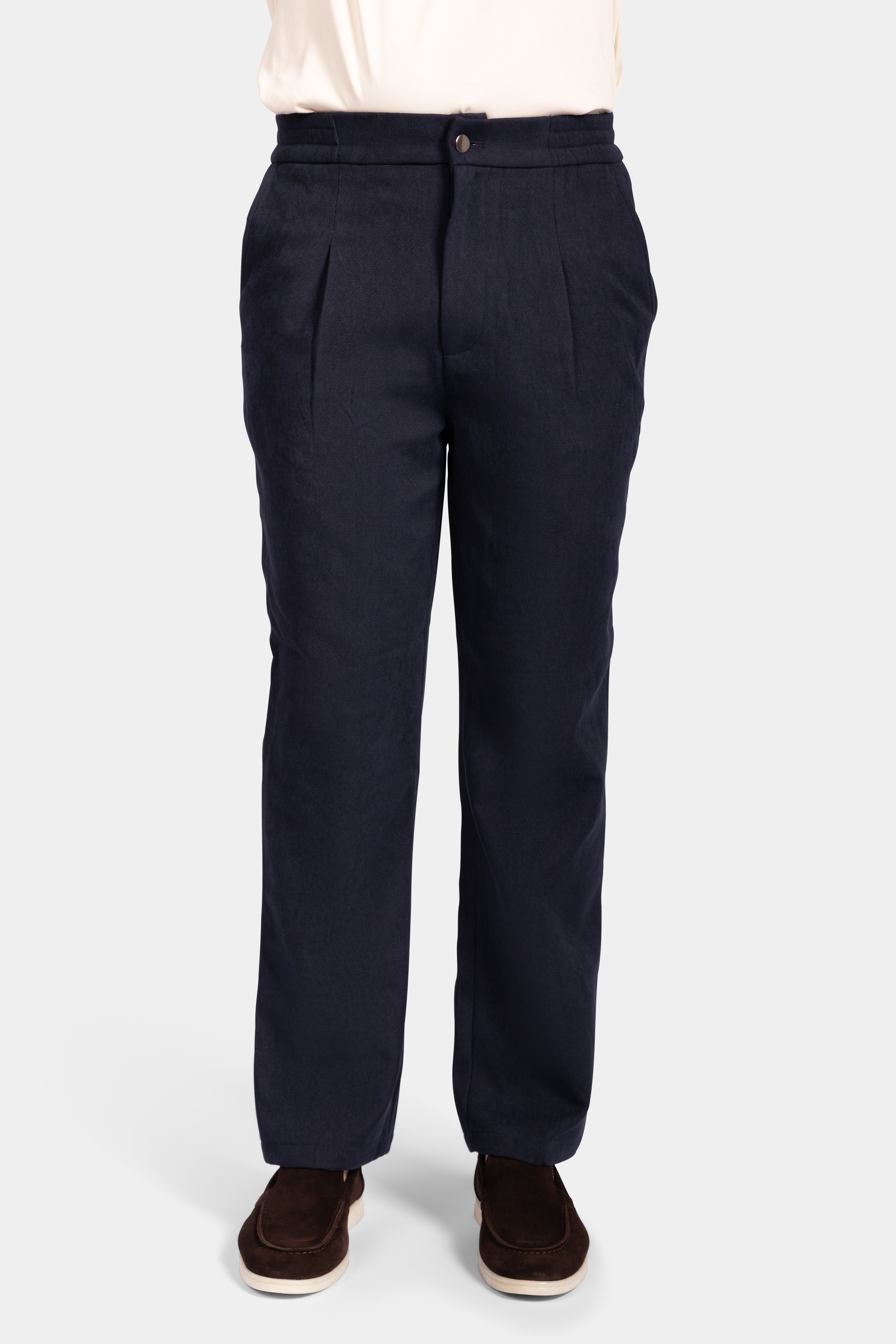 Zugeschnittene Pantalon – Navy