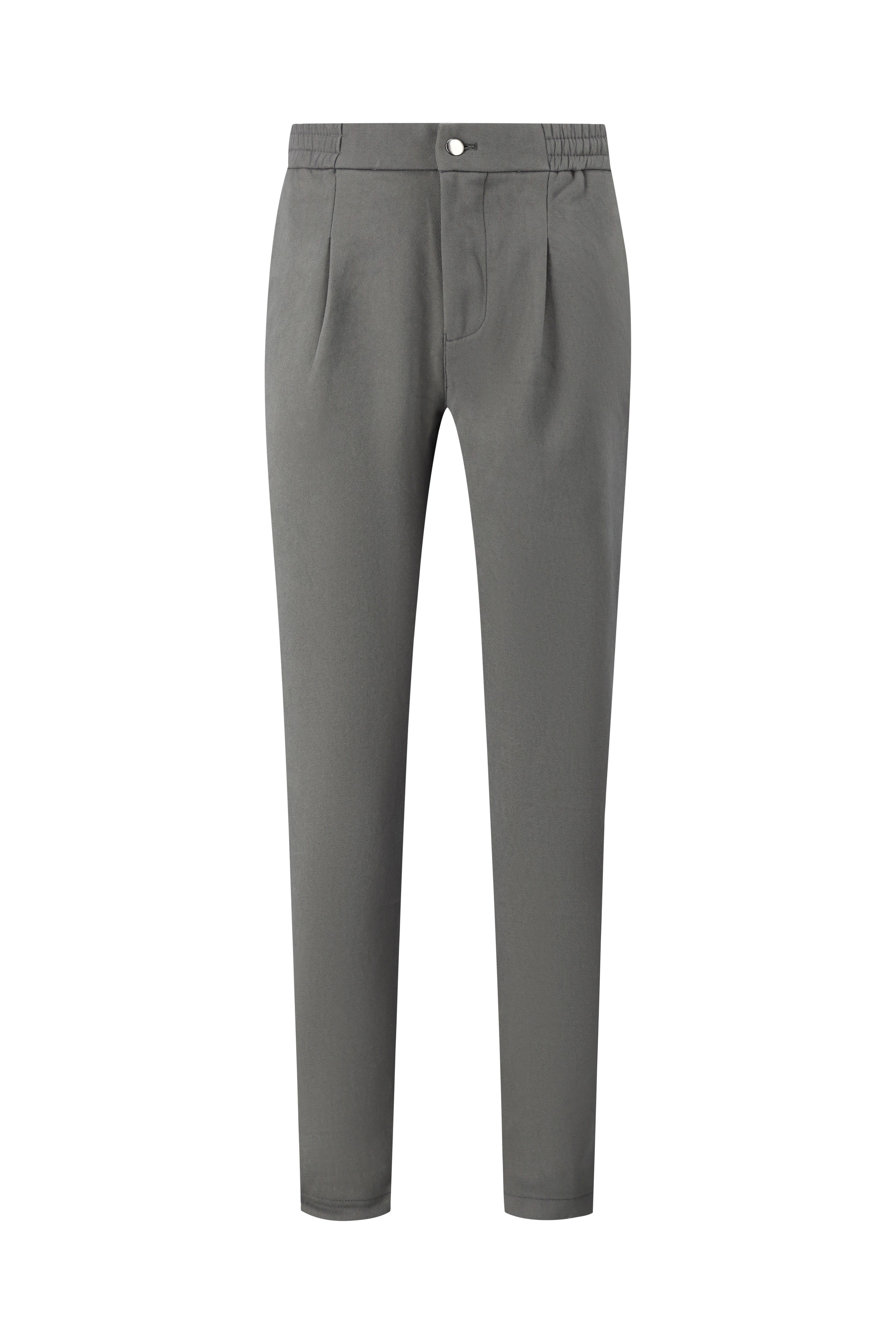 Zugeschnittene Pantalon – Grau