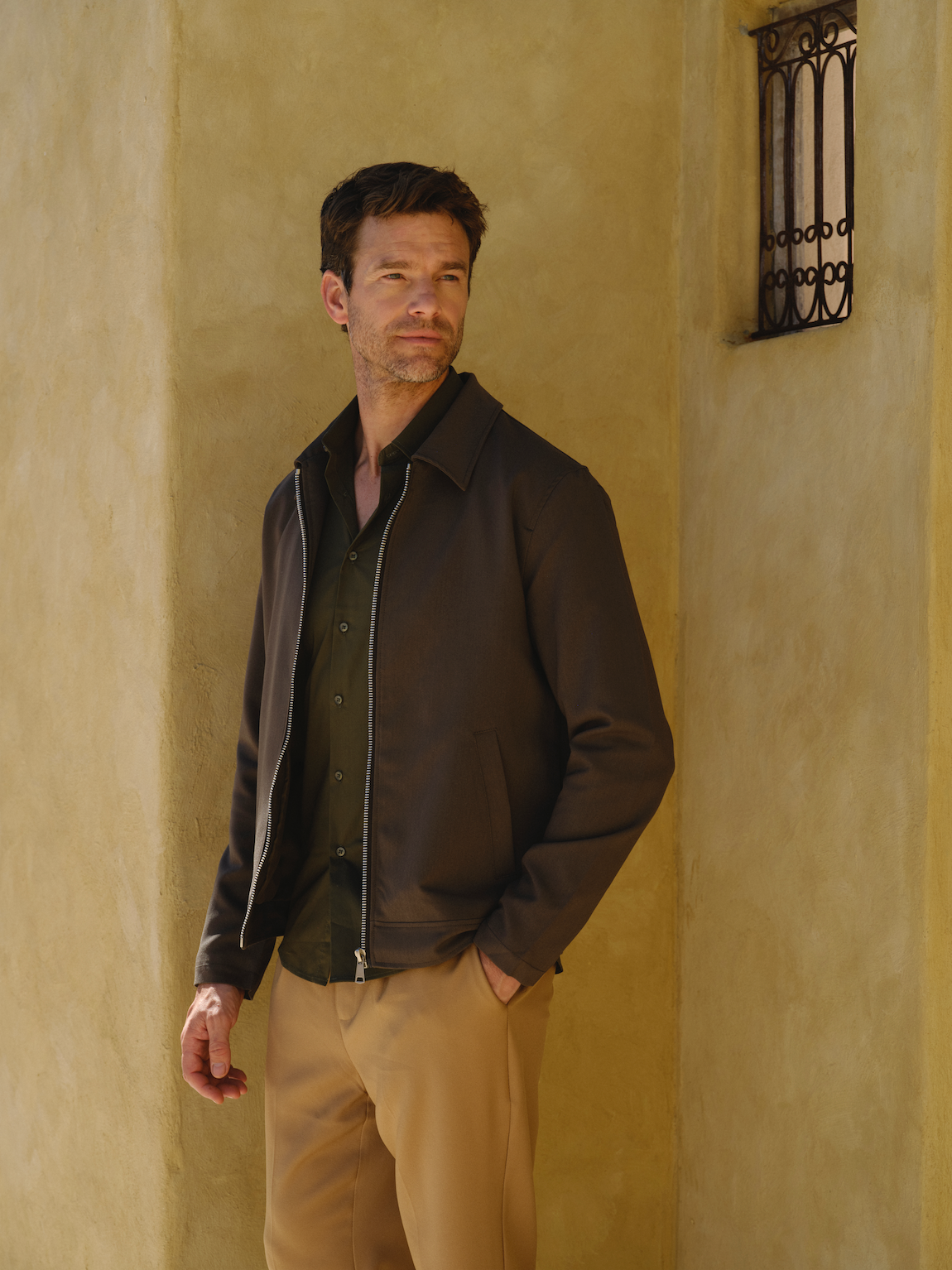 Smart Harrington jacket - Green