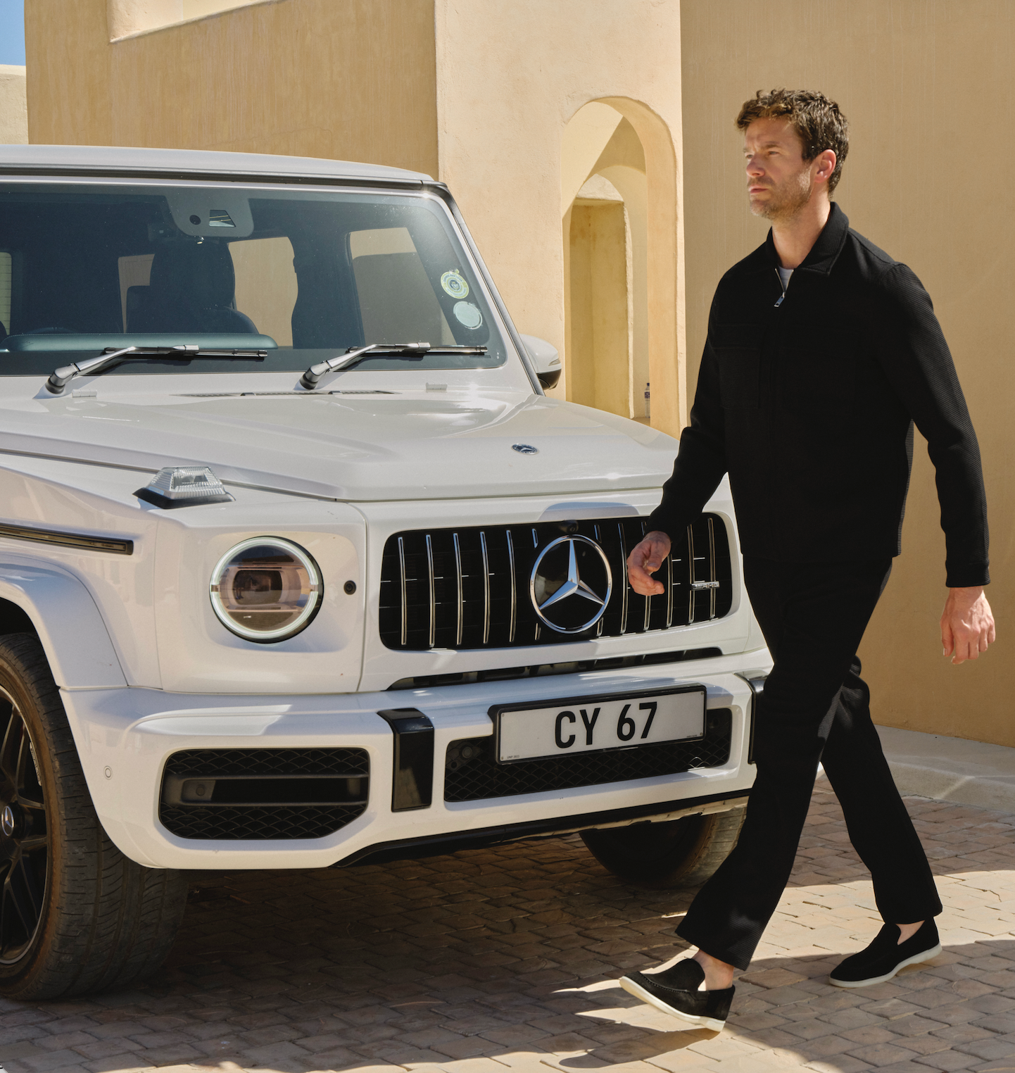 Textured Matching Set - Black