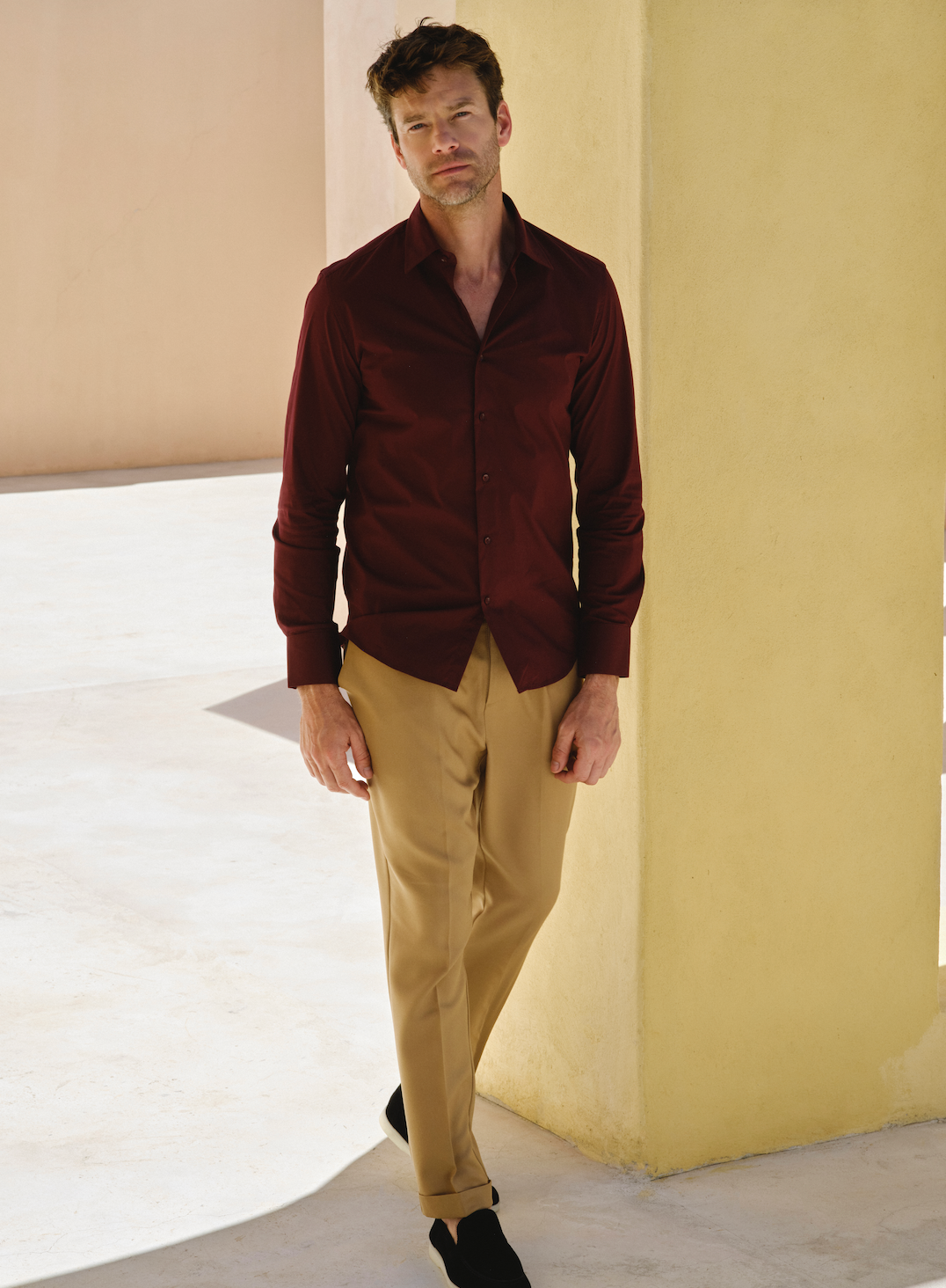 Pleated Pantalon - Camel