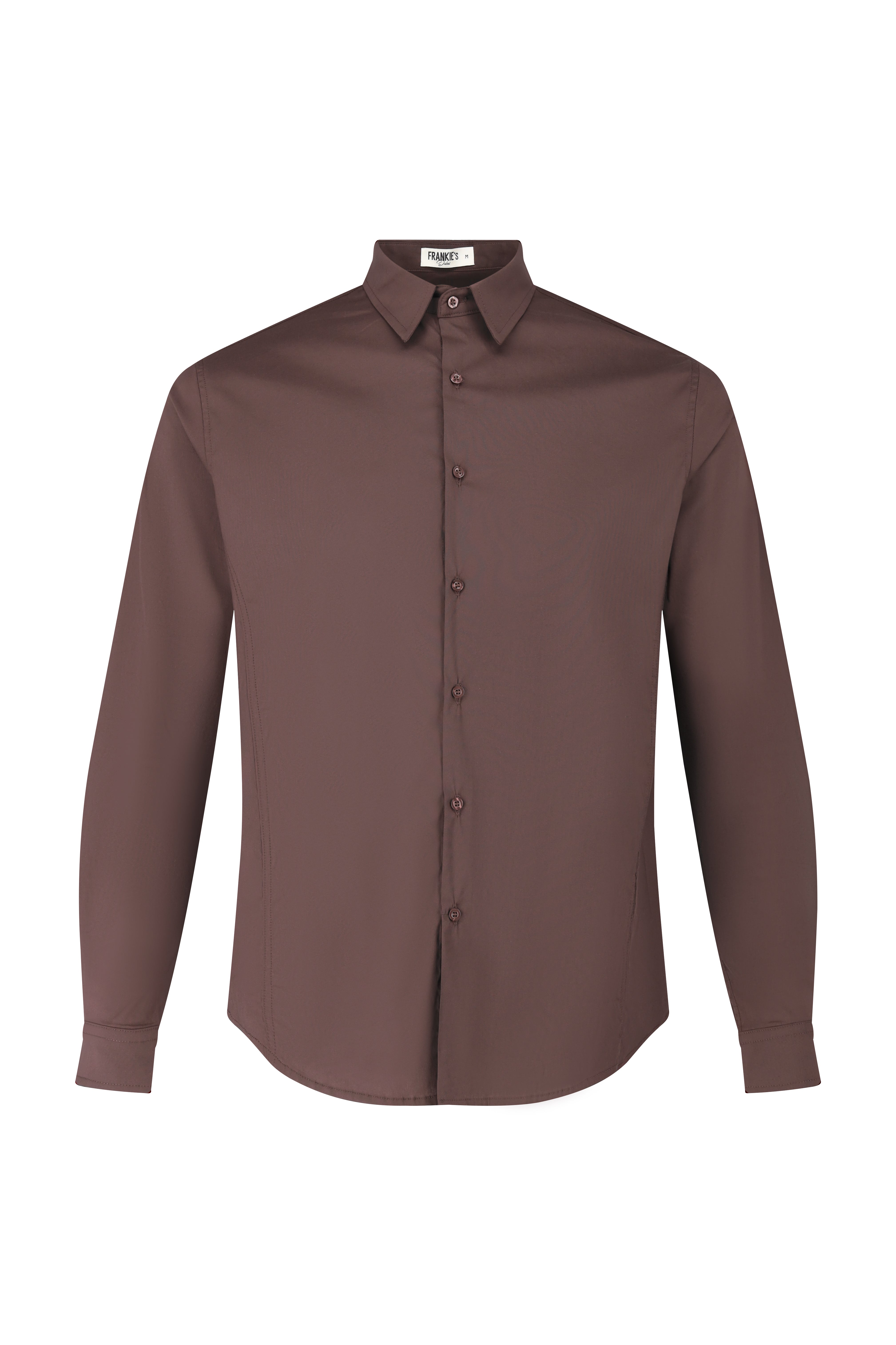 Overhemd Havana Stretch Brown - Frankie's