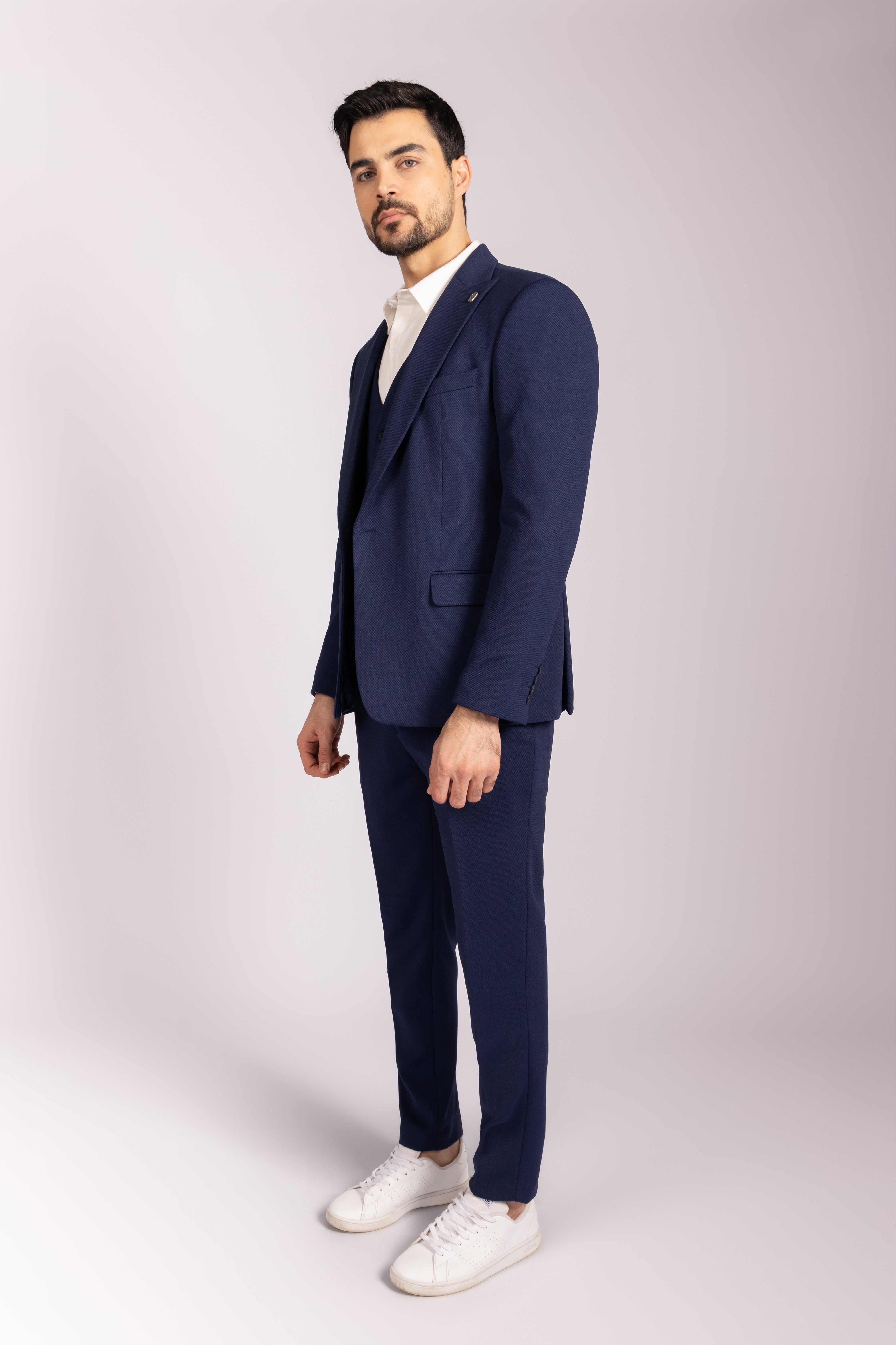 Suit Three Piece Havana Royal Blue - Frankie's