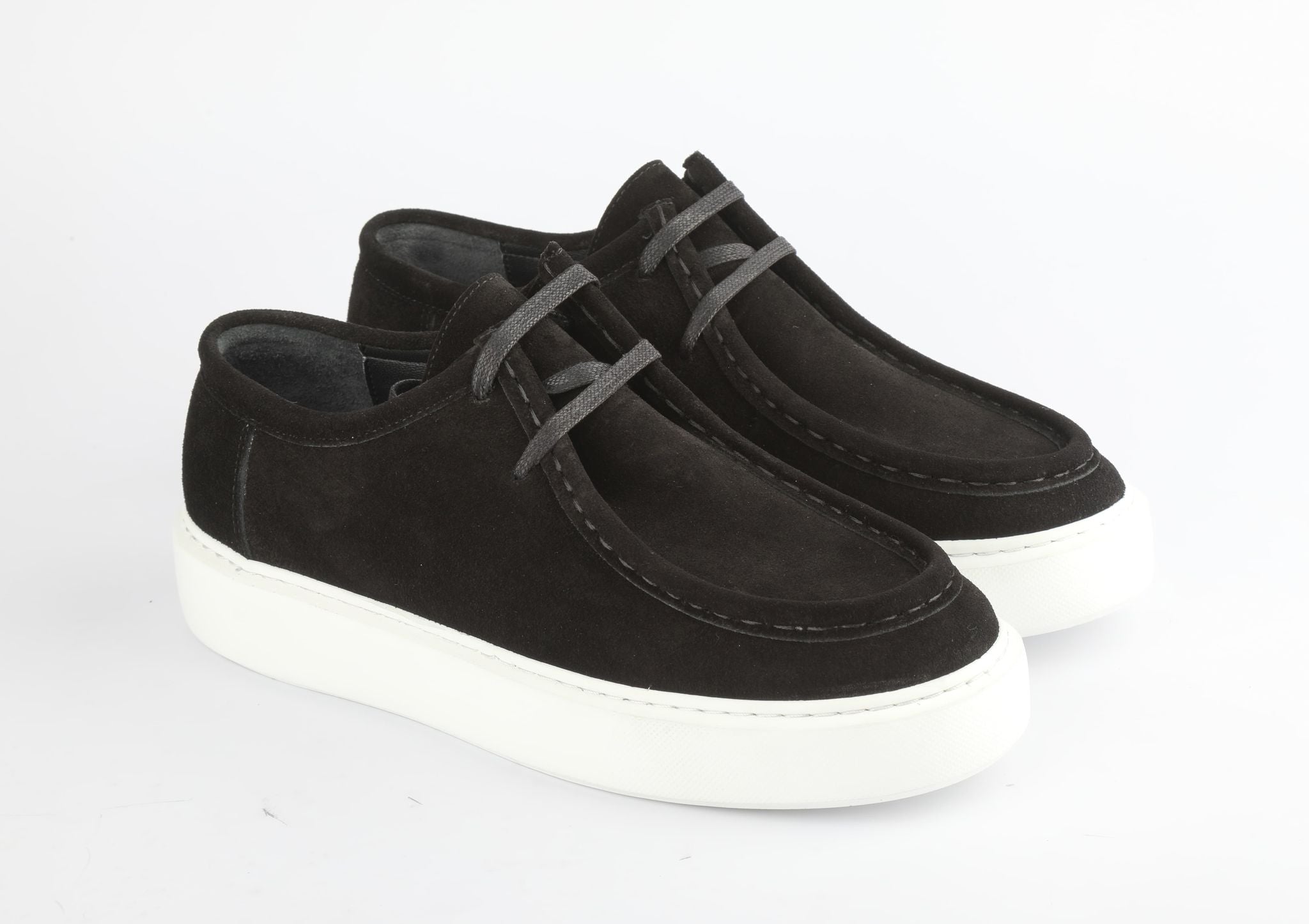 Suede frame shoes - Black