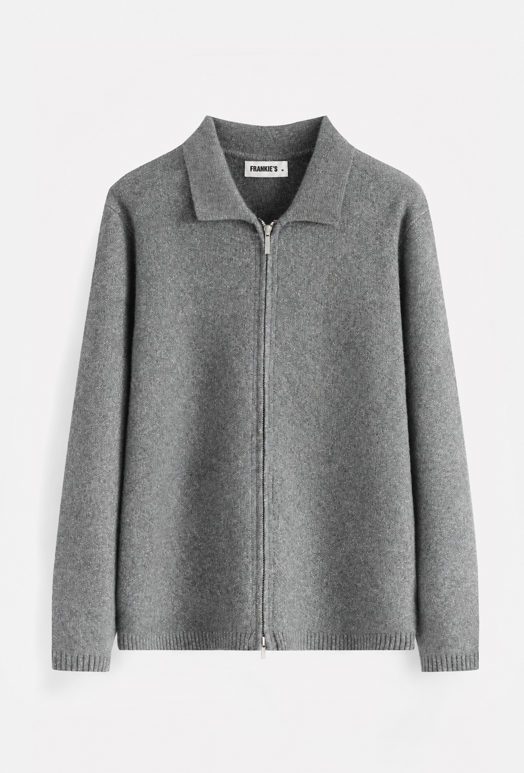 The Lorenzo Zip Knit Grey