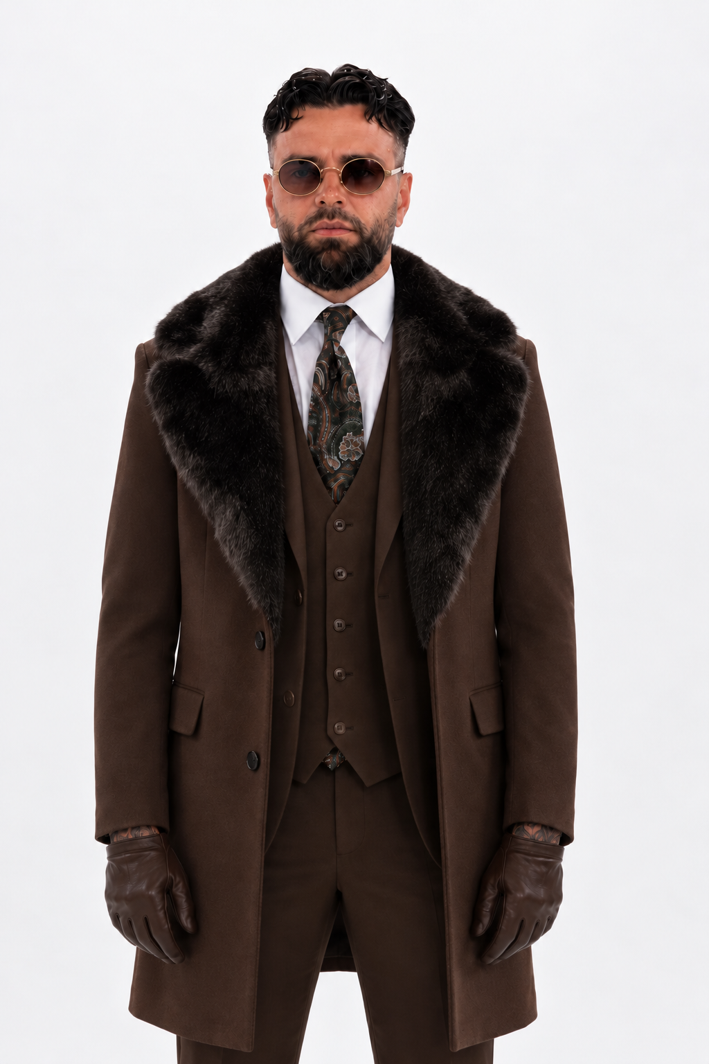 Bormio Statement Coat Brown