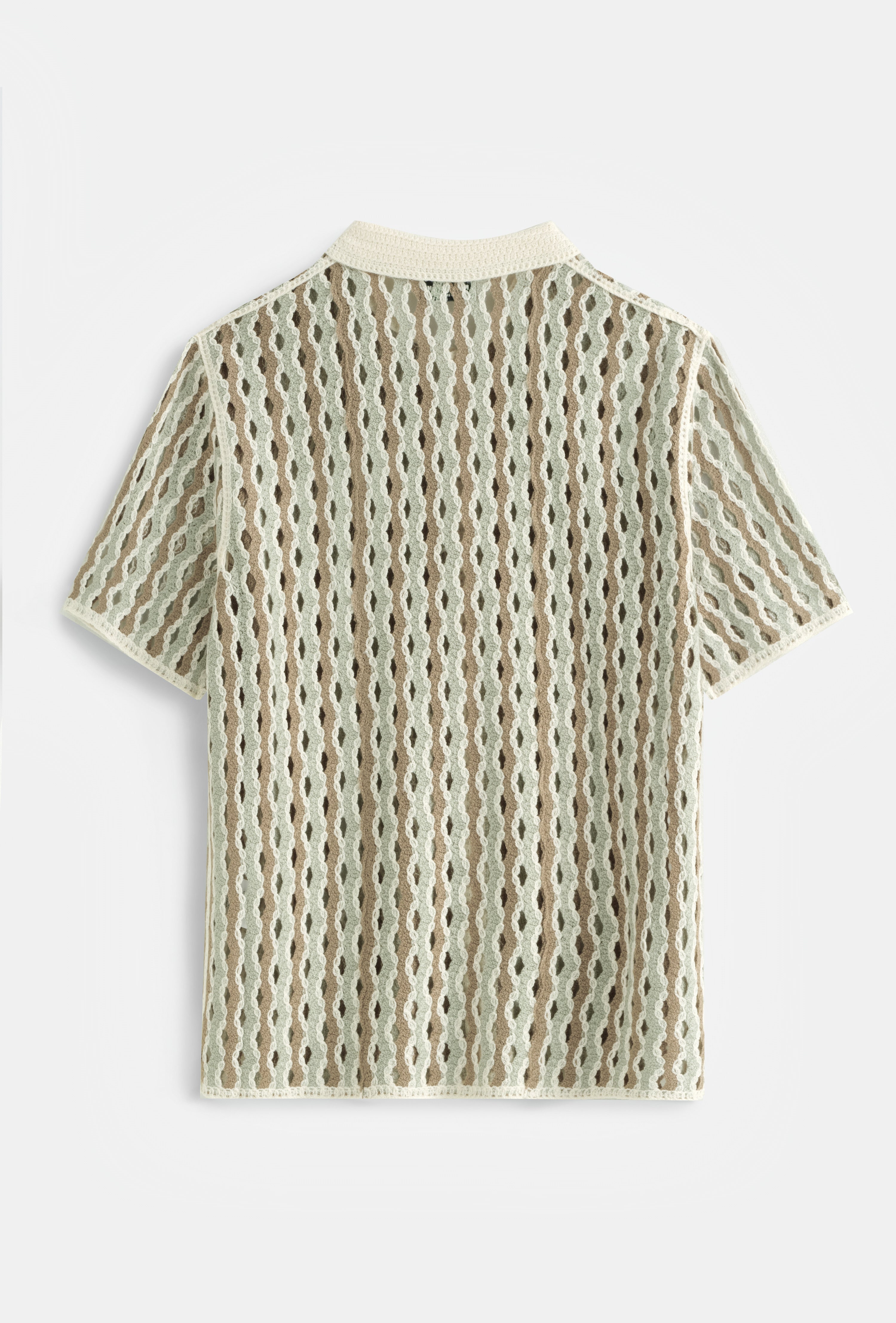 Evia Knitted Shirt Ecru