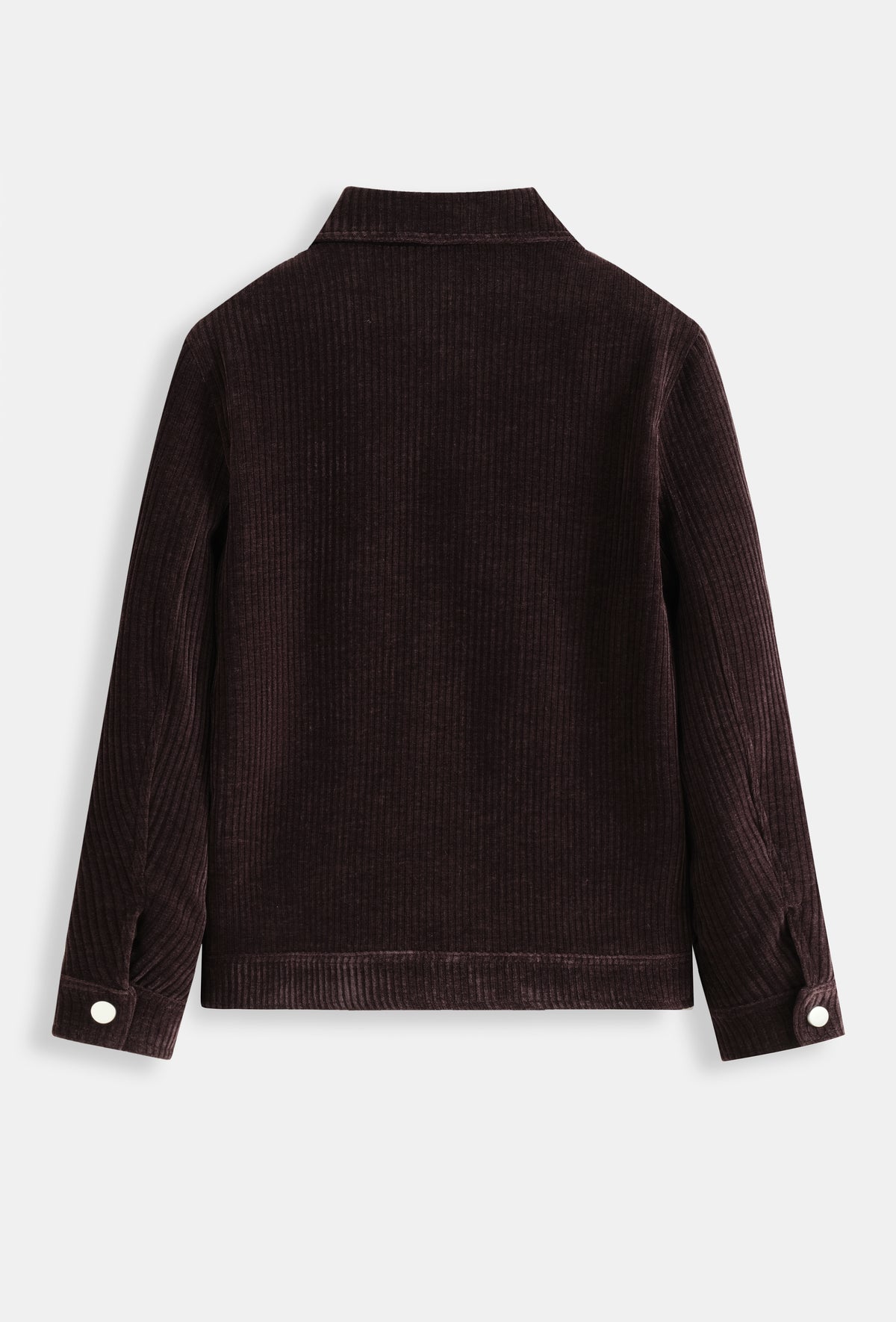 Velvet Ribbed Jacket Brown