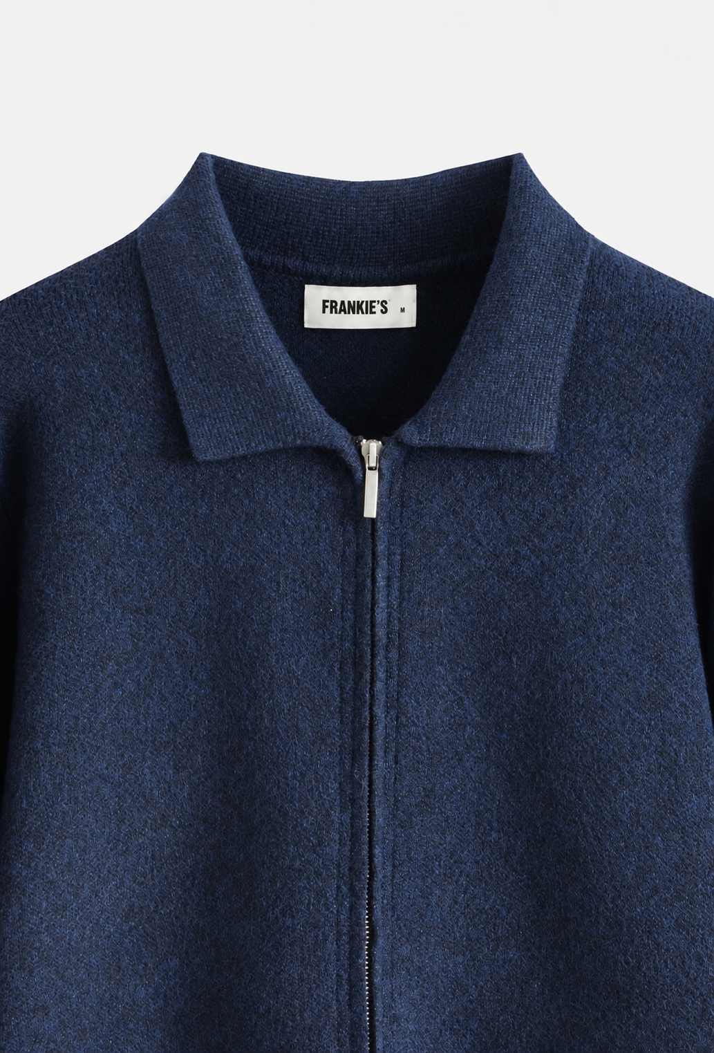 The Lorenzo Zip Knit Navy