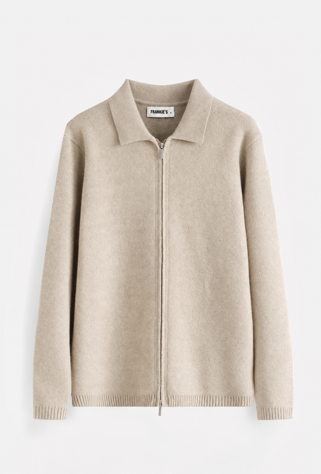 The Lorenzo Zip Knit Beige
