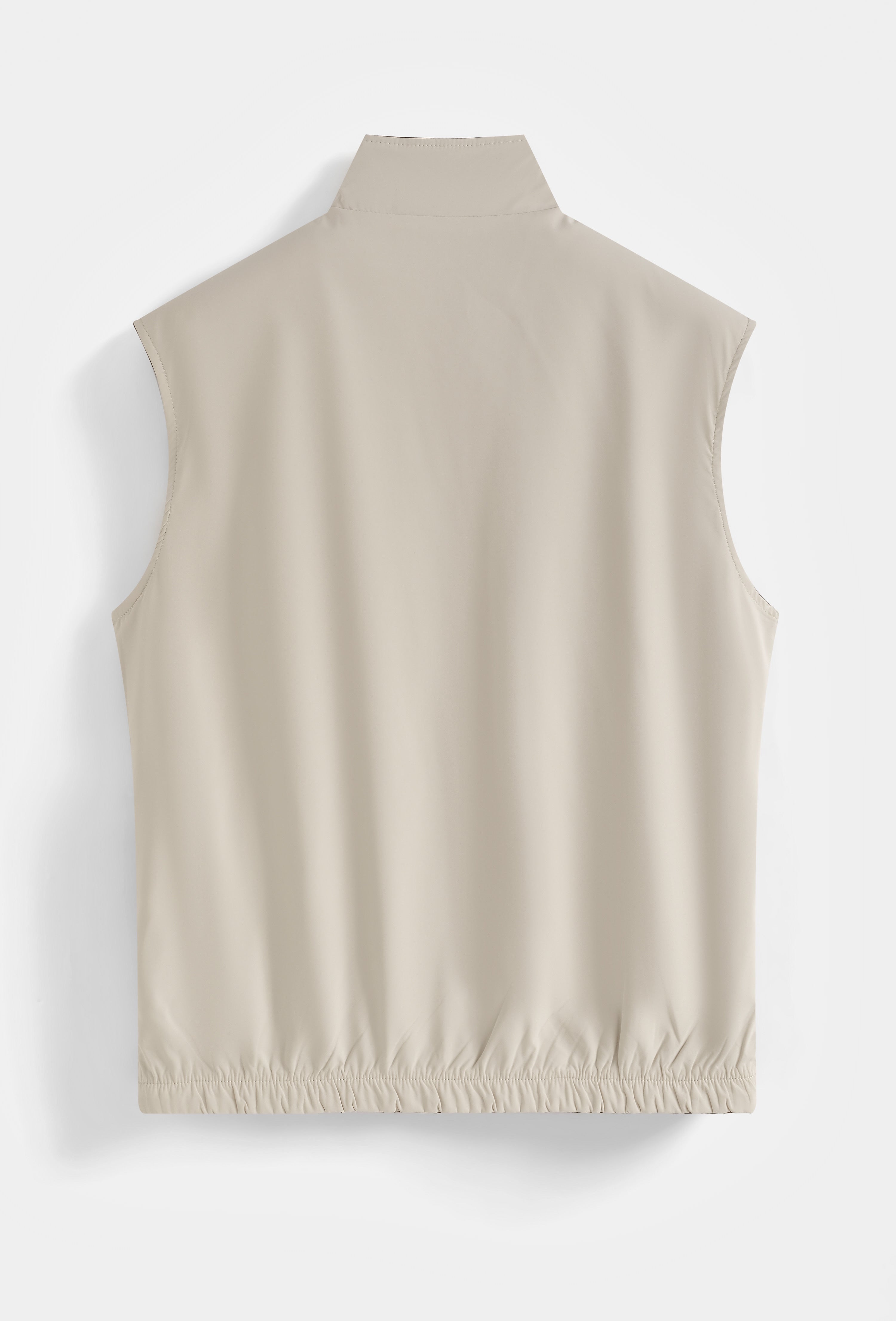Reversible bodywarmer Brown Beige
