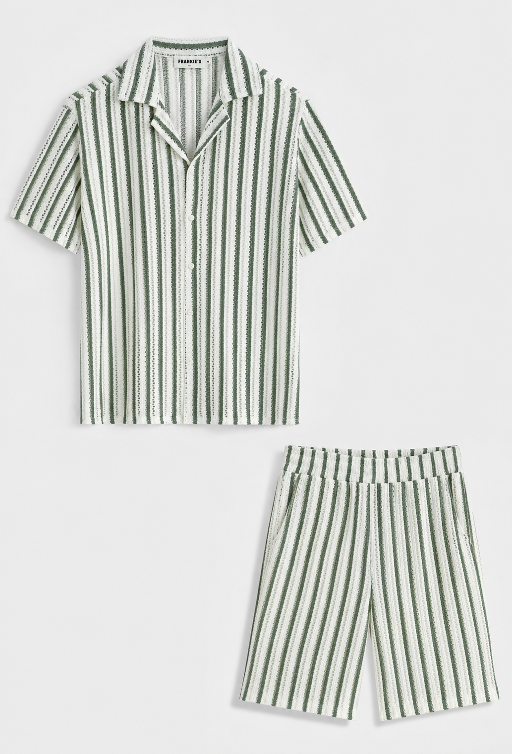 Taormina Striped Summer Set Green