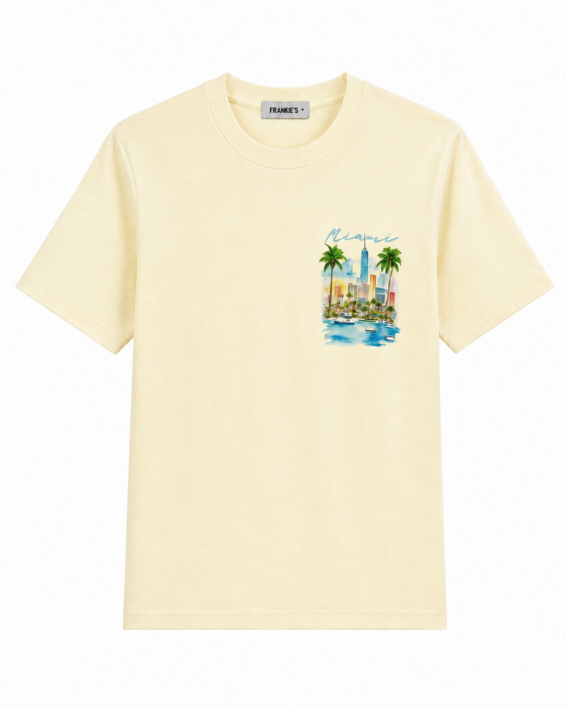 Miami City T-shirt yellow