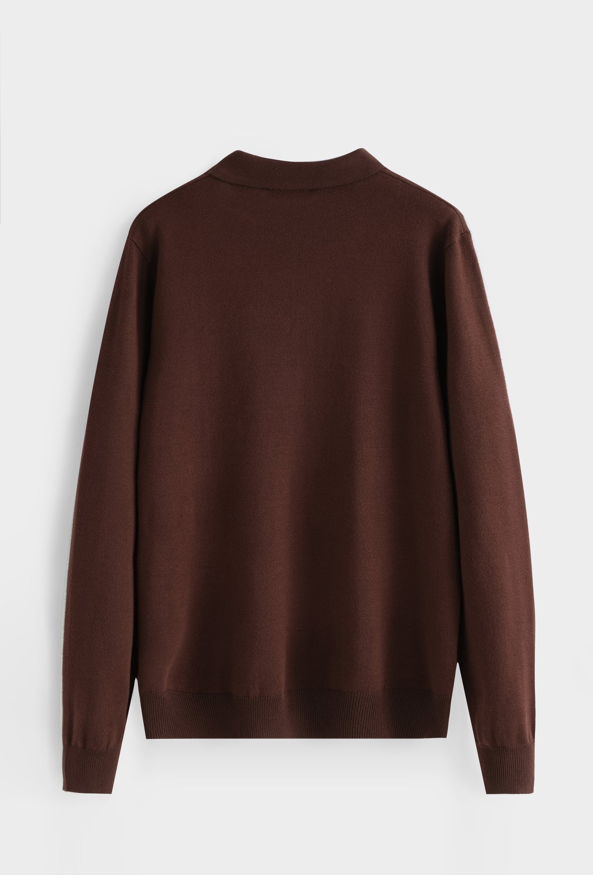 Arezzo Fine Knit Polo Brown - Frankie's