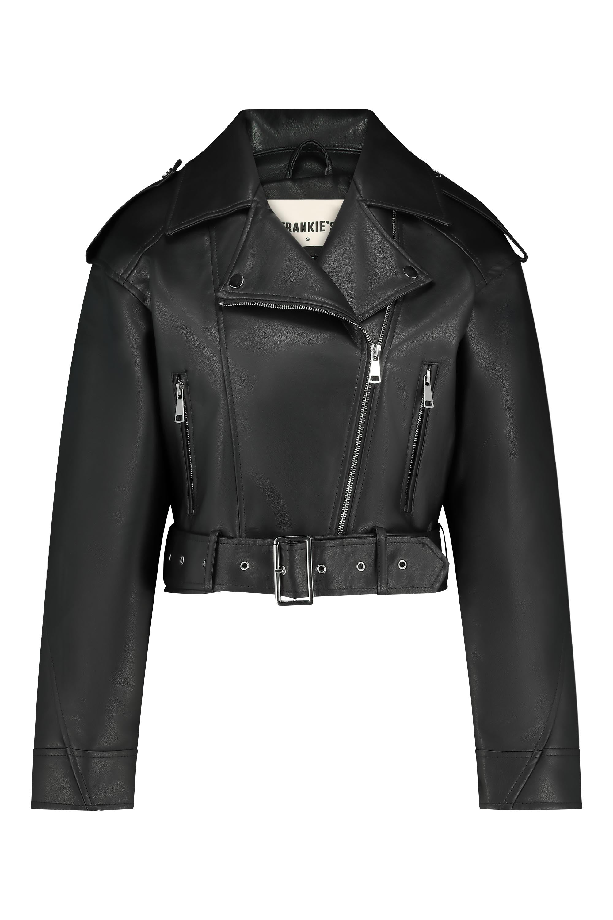 Leather jacket Frankie black - Frankie's