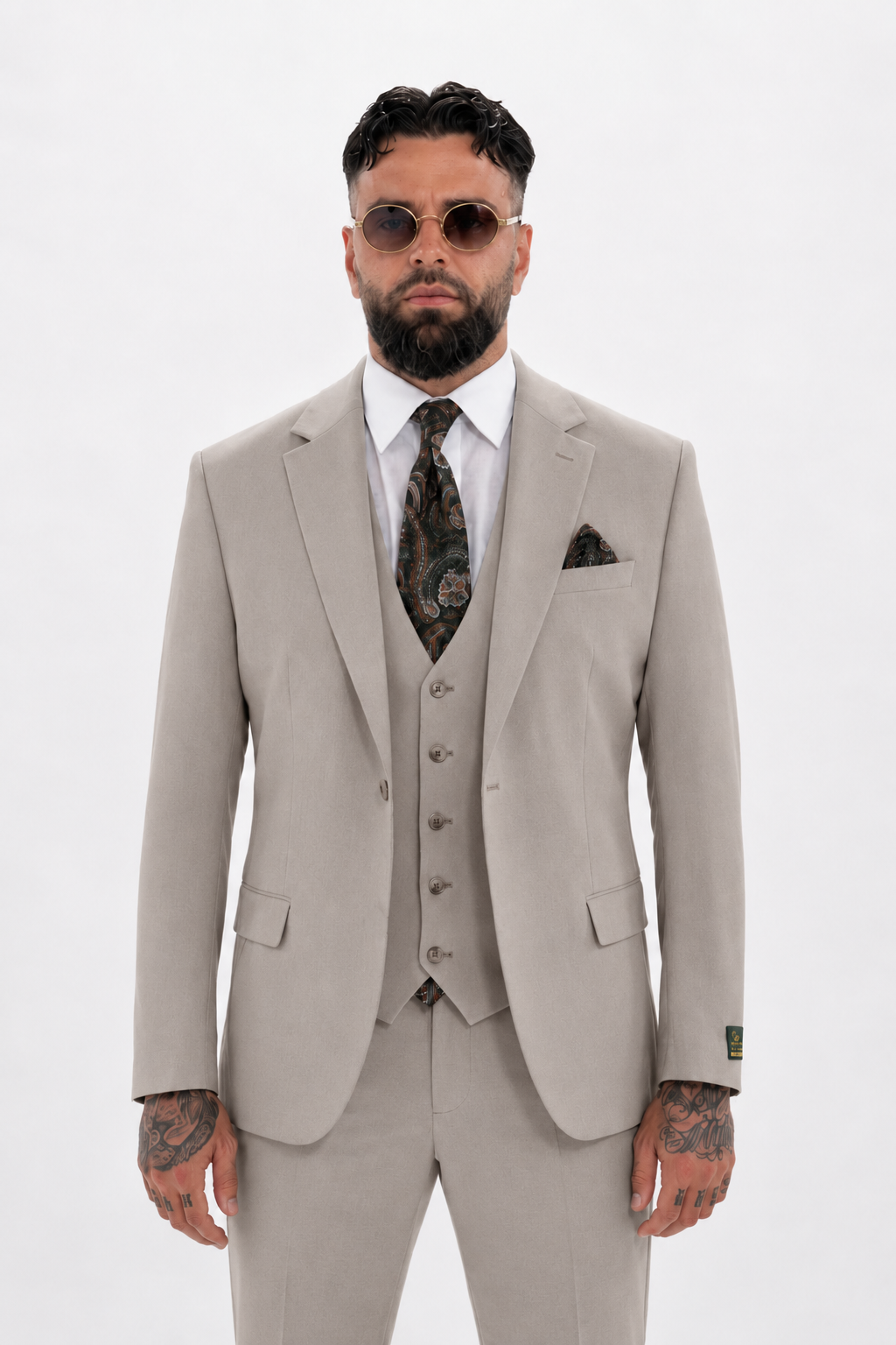 Suit Three Piece Valencia Beige