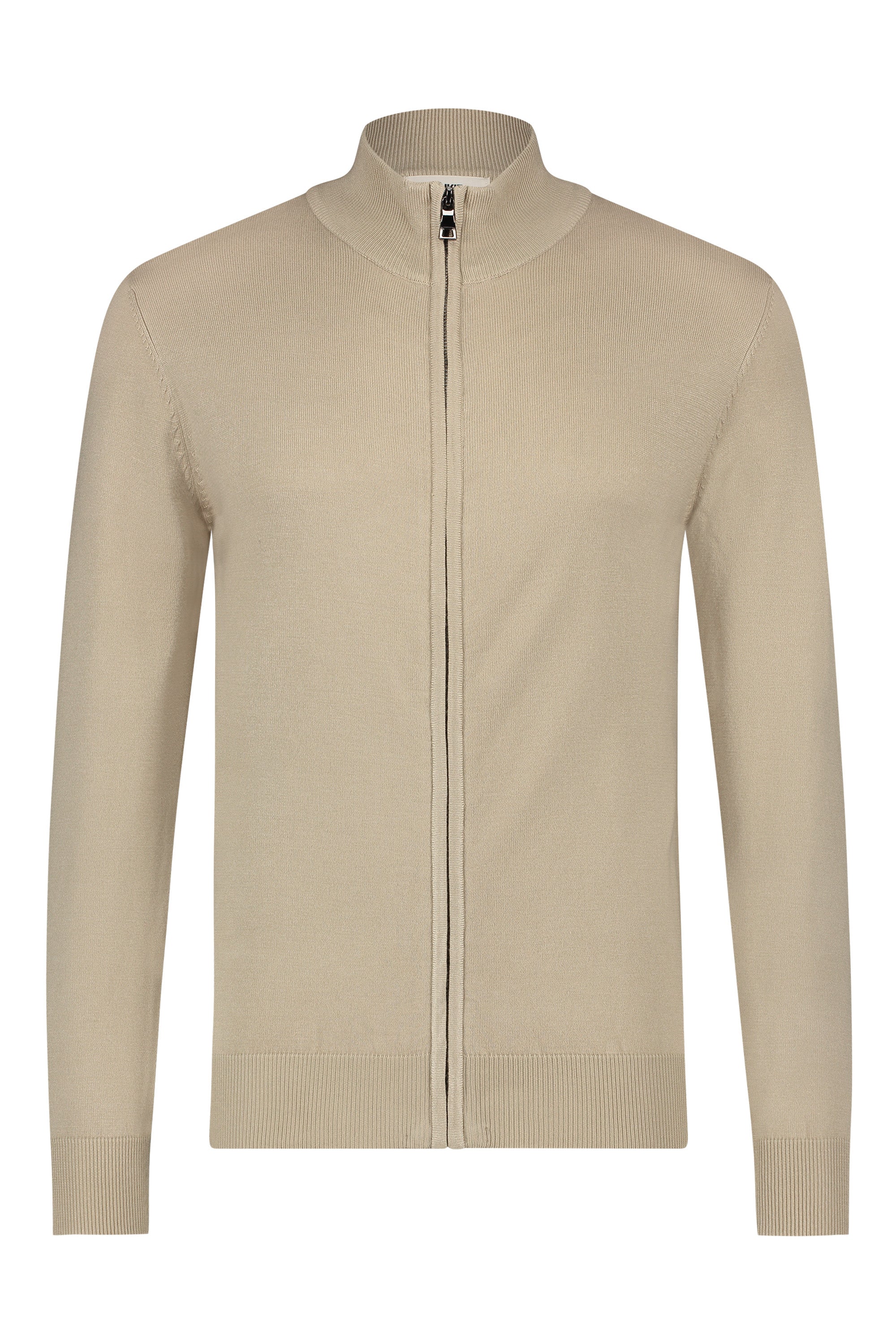 Vest zipper knitwear beige - Frankie's