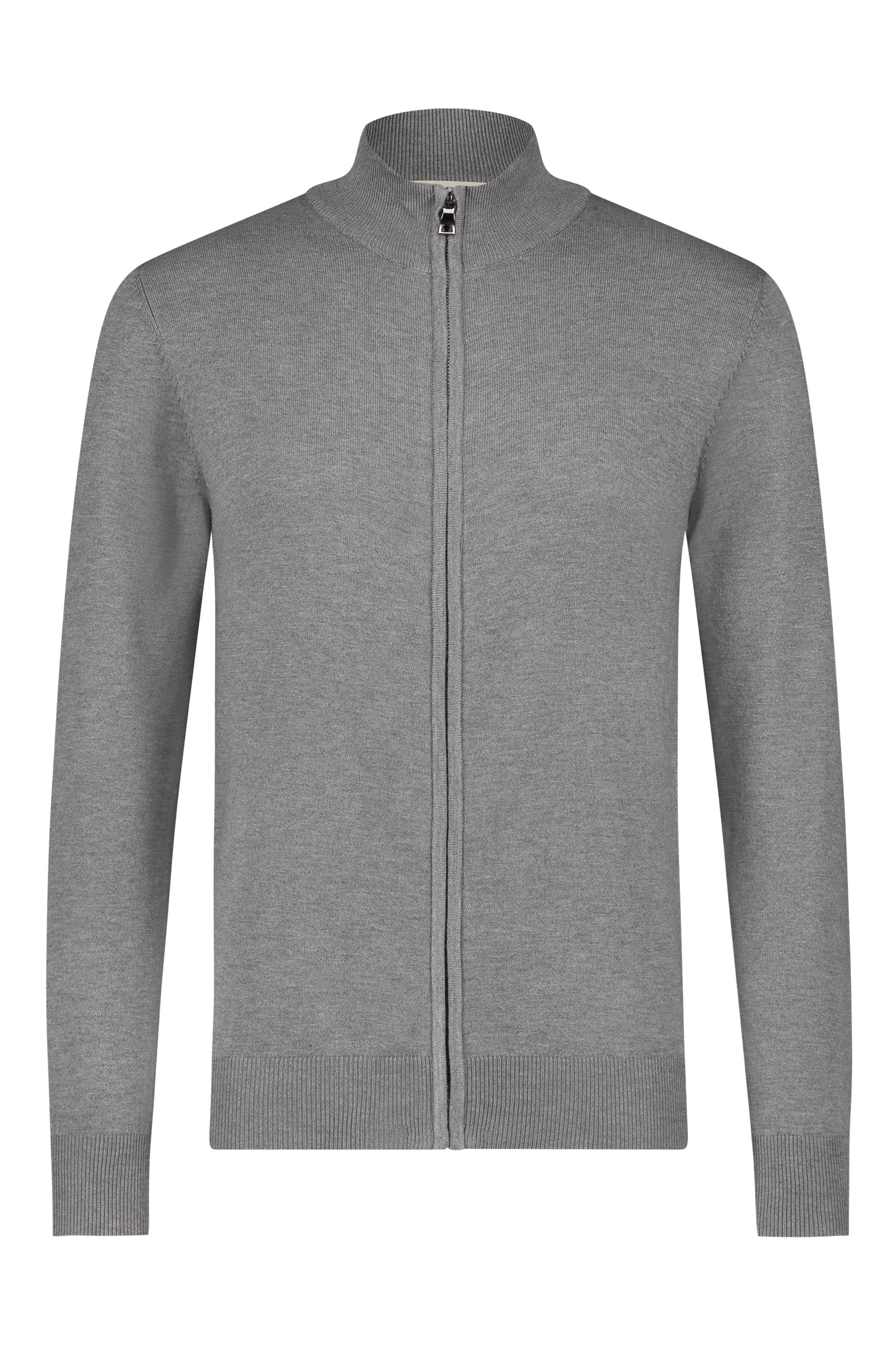 Vest zipper knitwear light grey - Frankie's