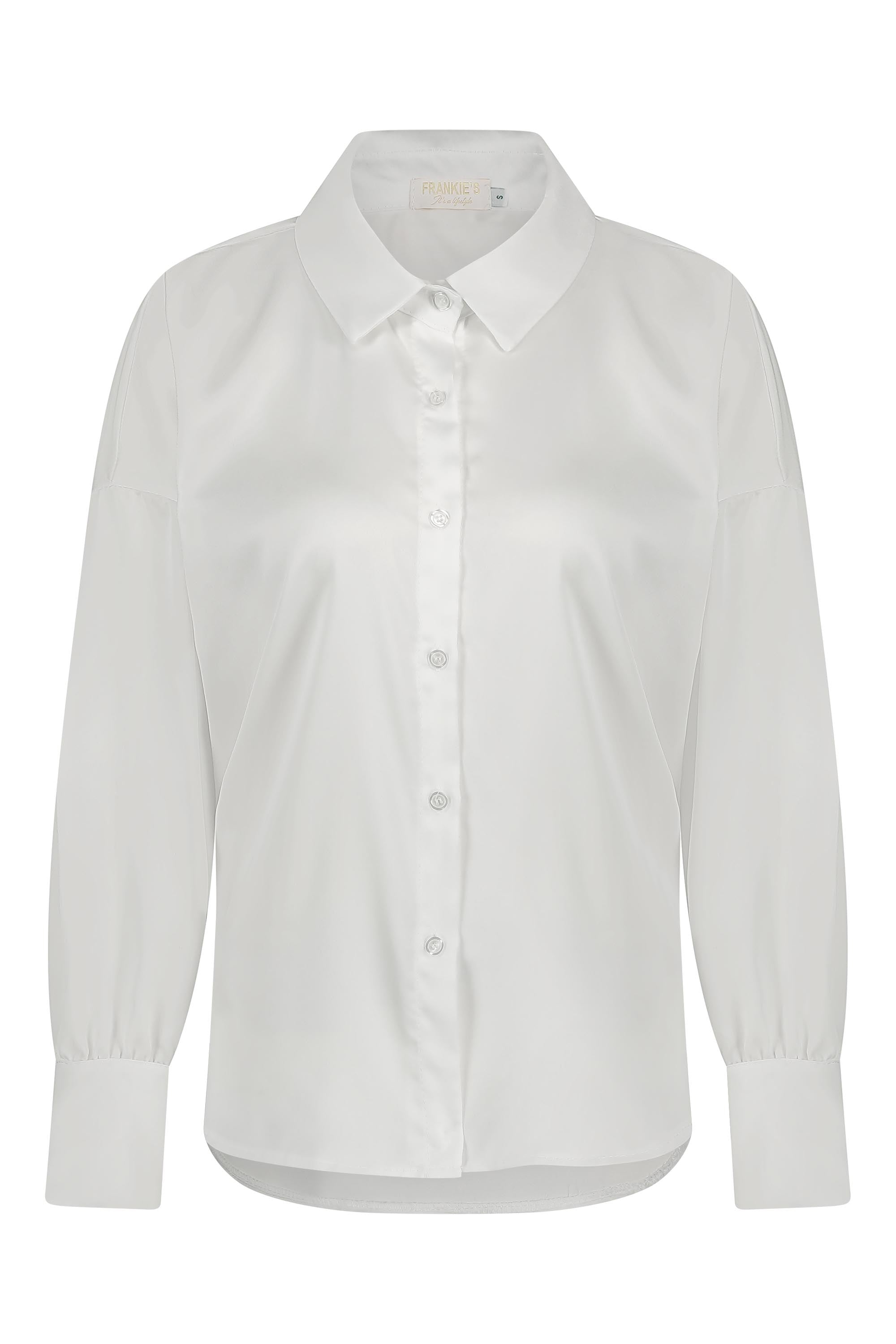Satin blouse white - Frankie's