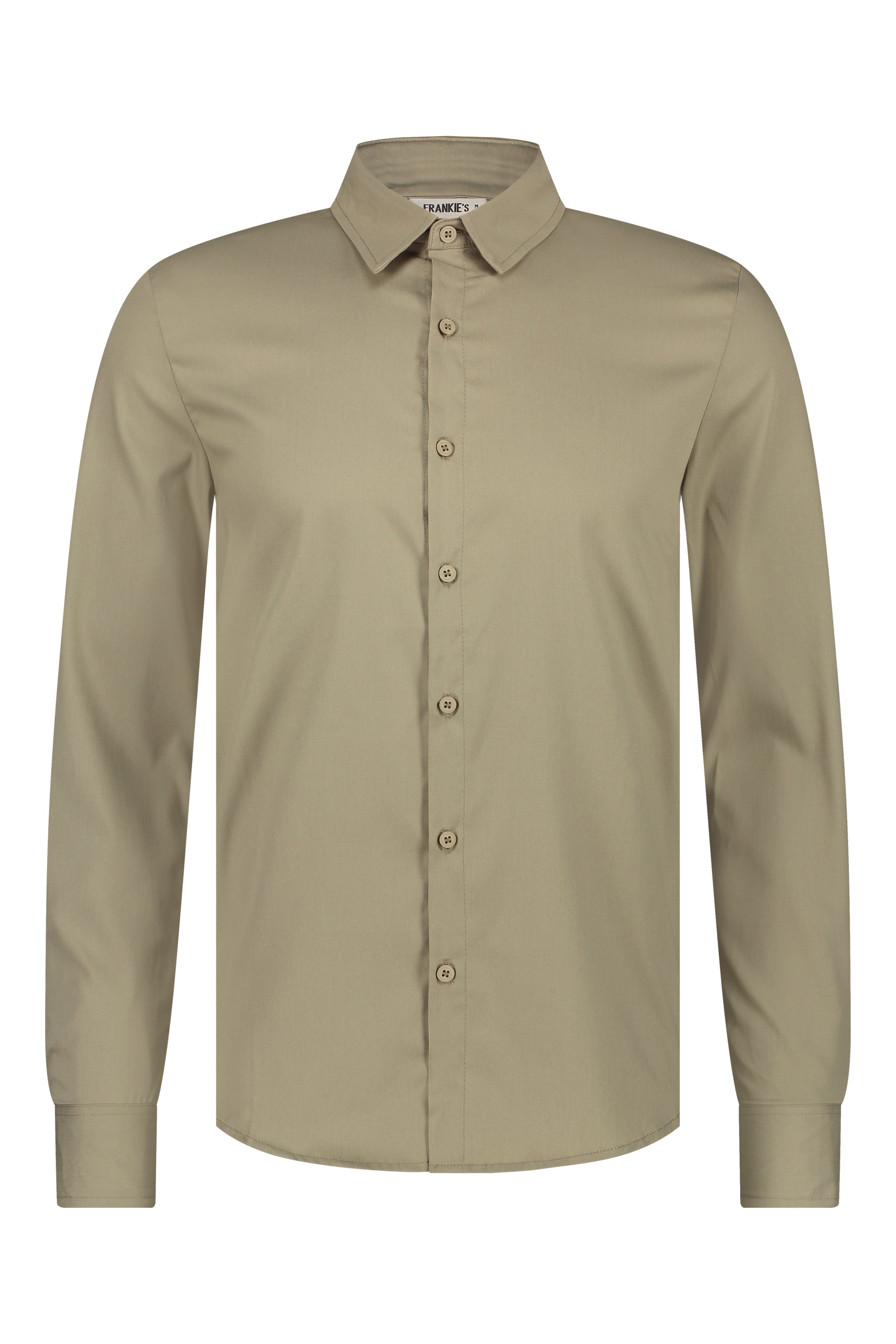 Shirt super stretch beige - Frankie's