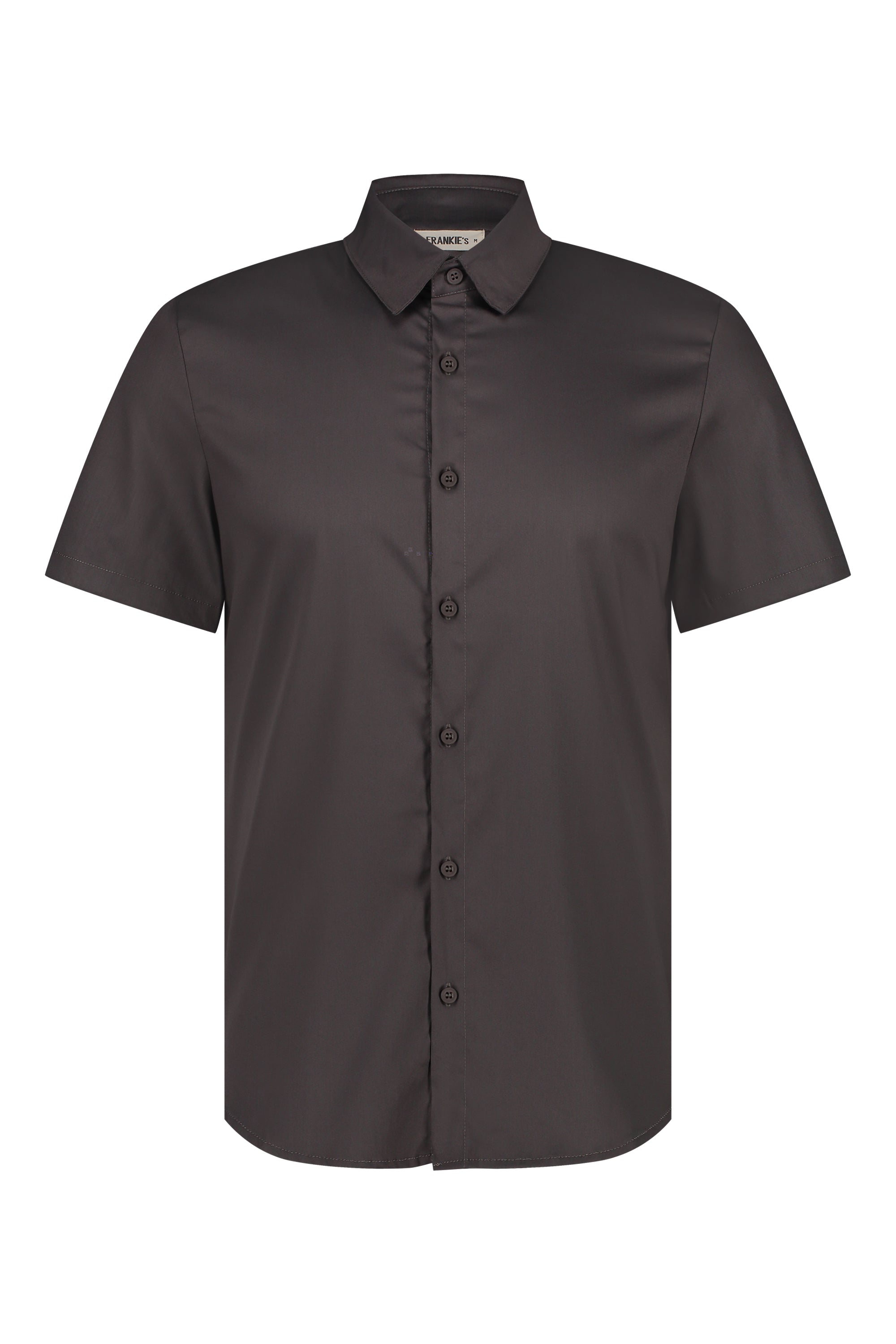 Hemd Superstretch Kurzarm grau