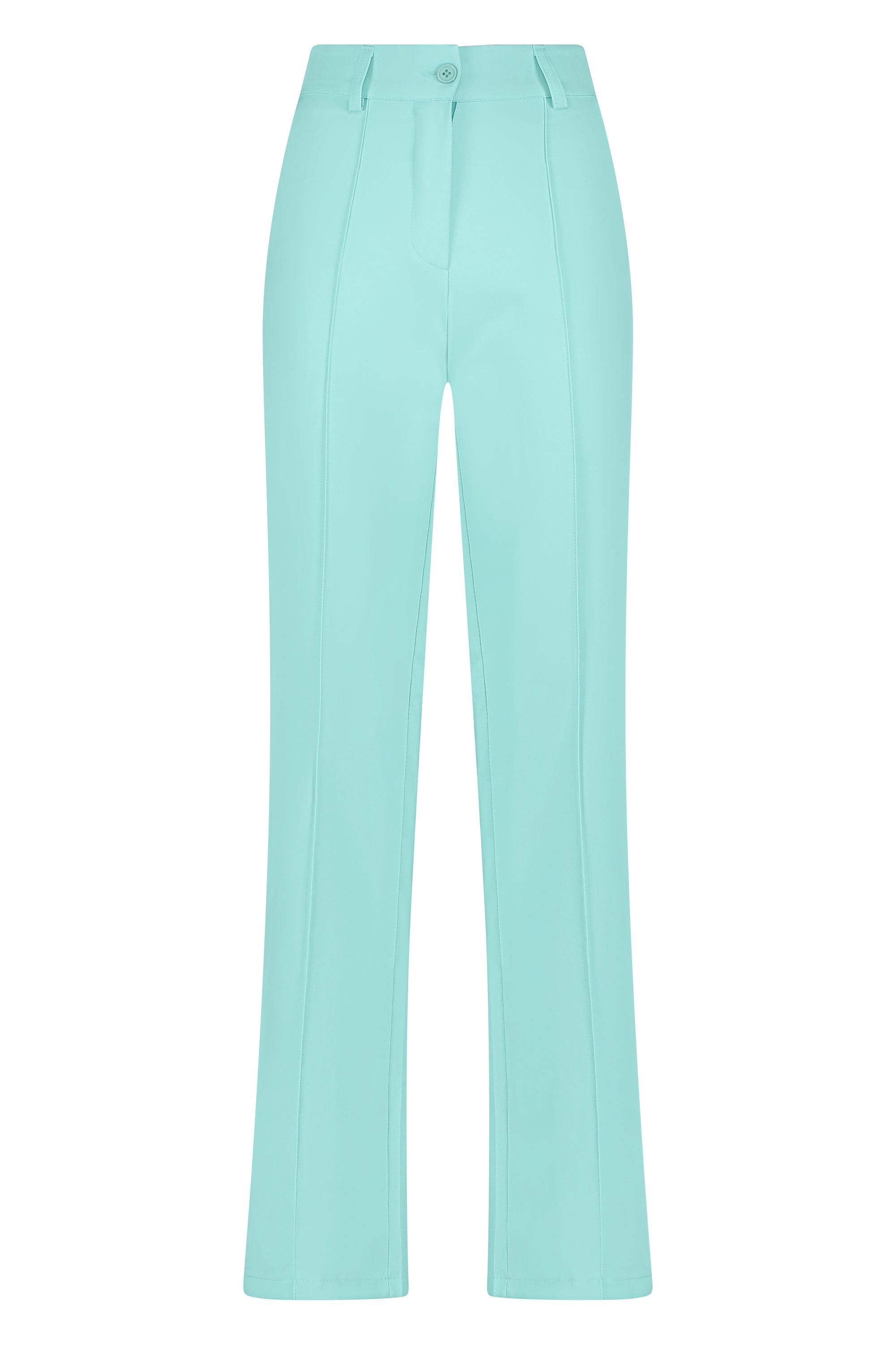 Hose mit gerader Passform, Tiffany-Blau