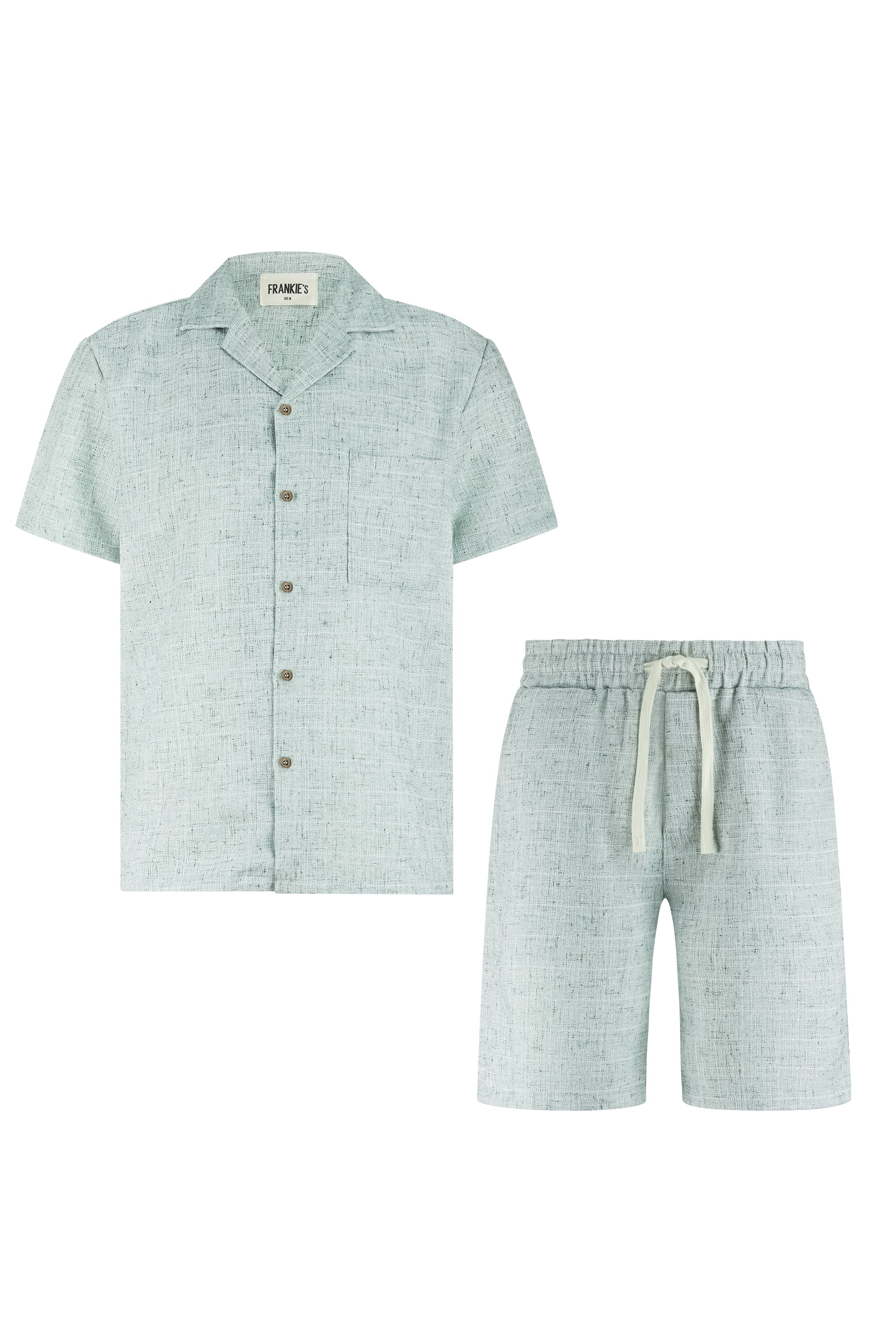 Summer set short & shirt mint green