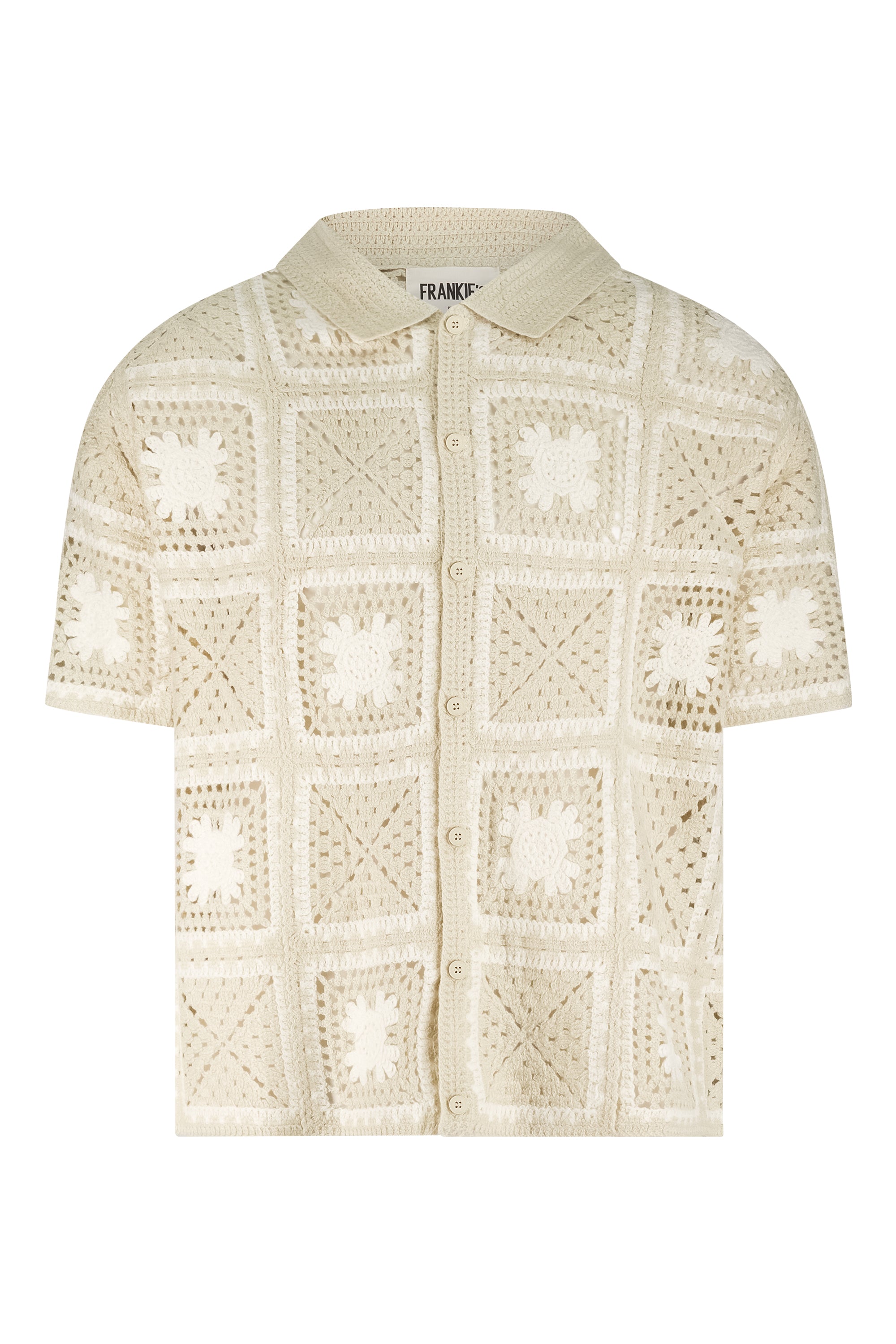 Knitted shirt beige