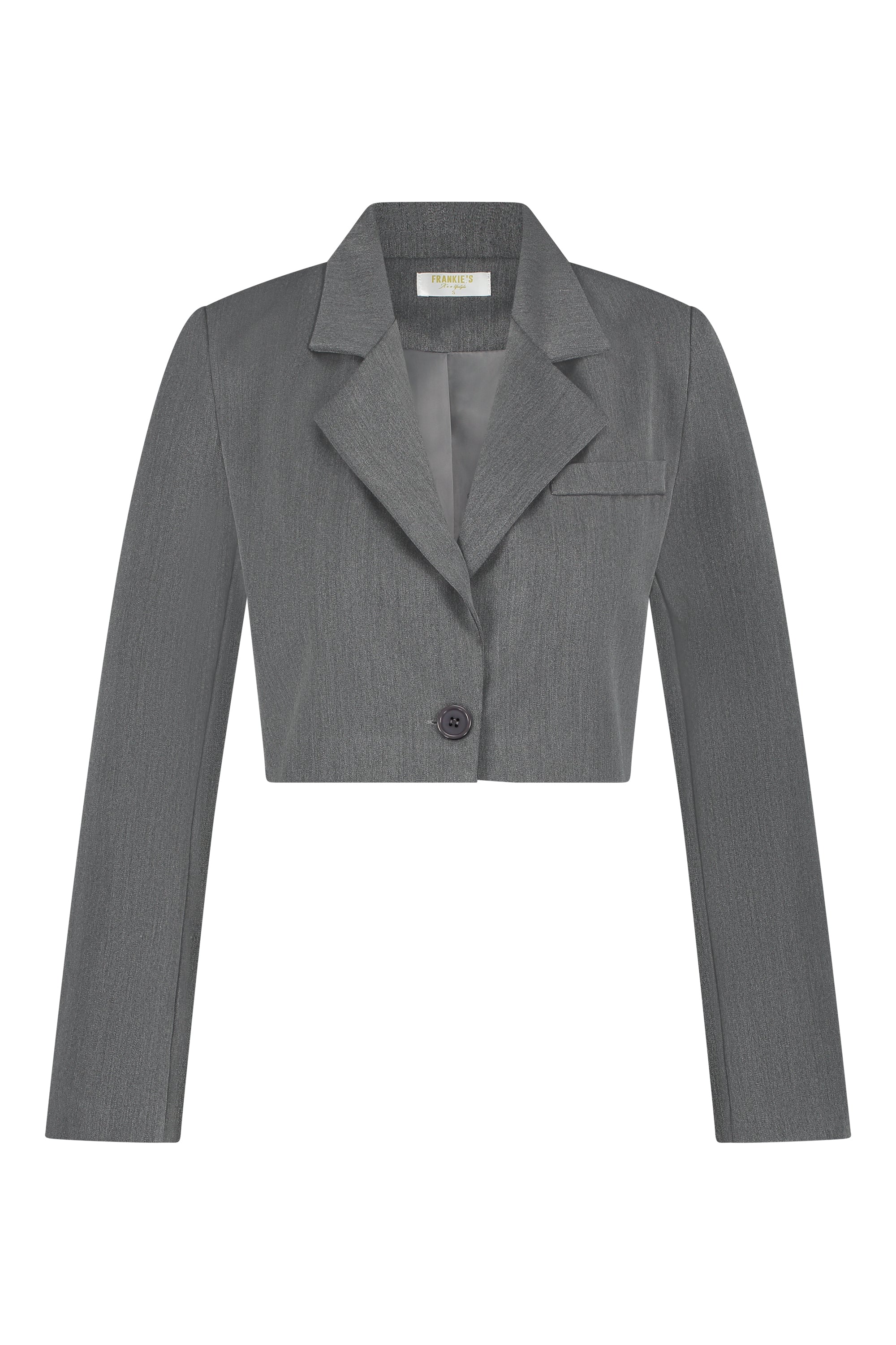 Kurzer Blazer Tiffany-Grau