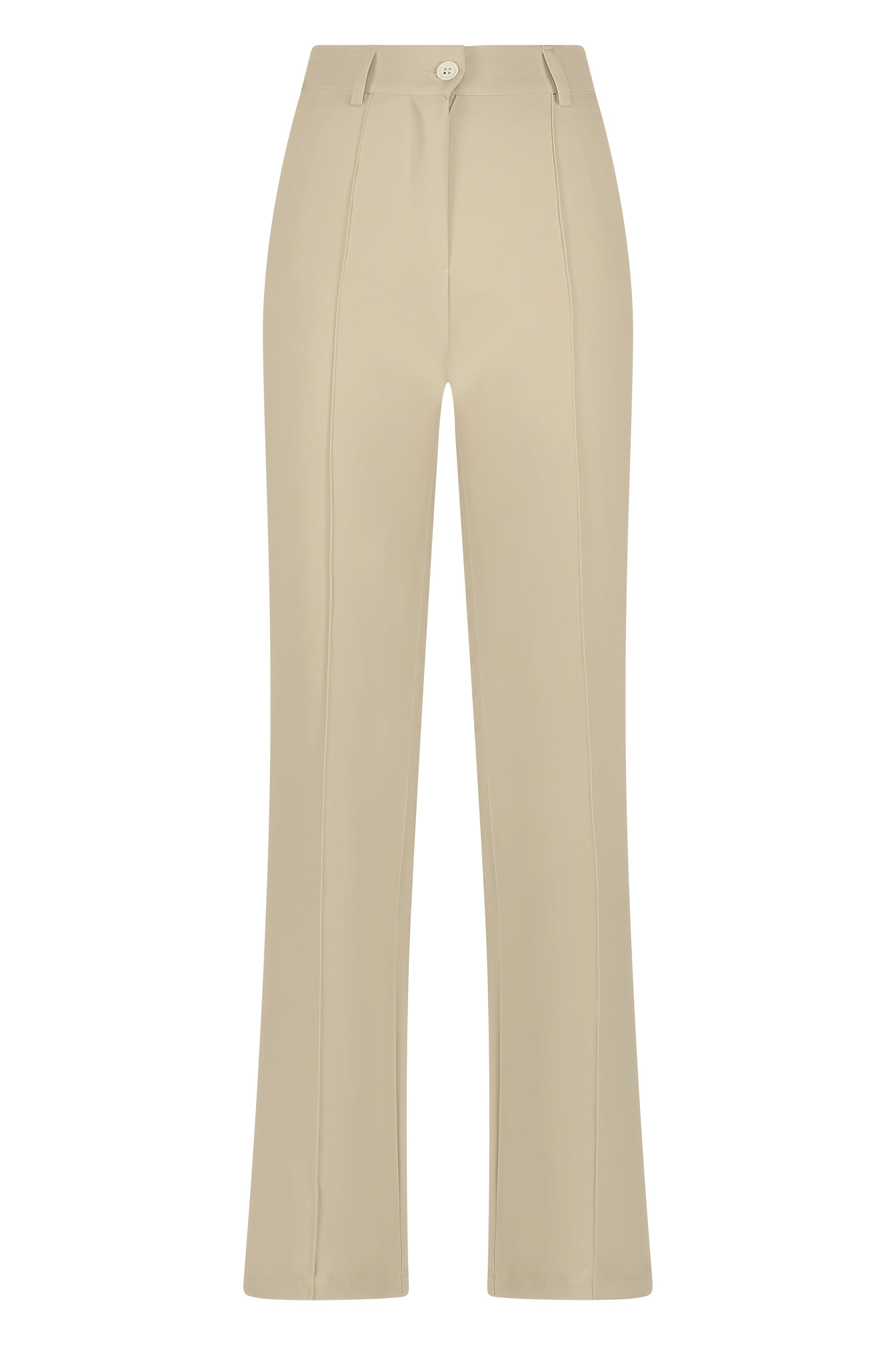 Pantalon straight fit Tiffany beige