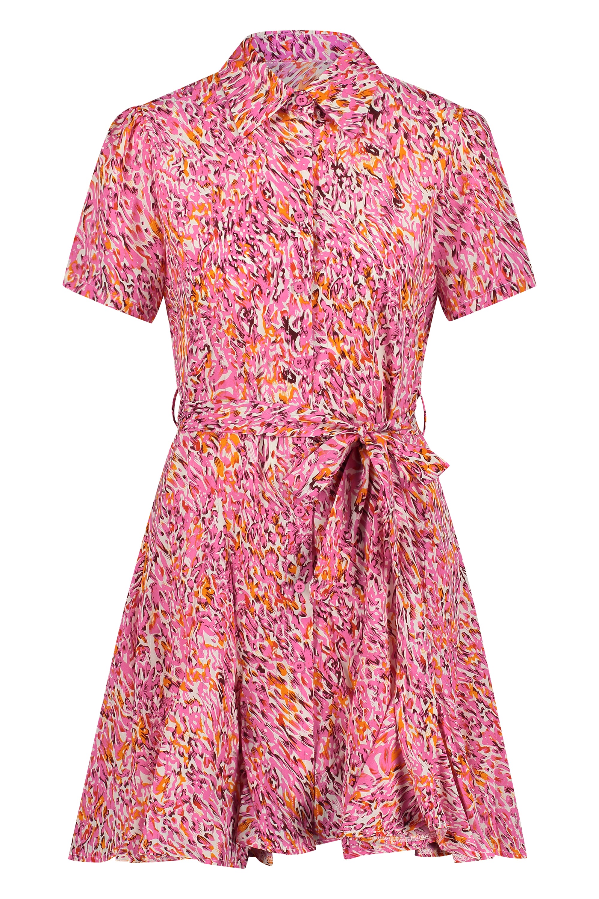 Kleid Sommer schick rosa Panther