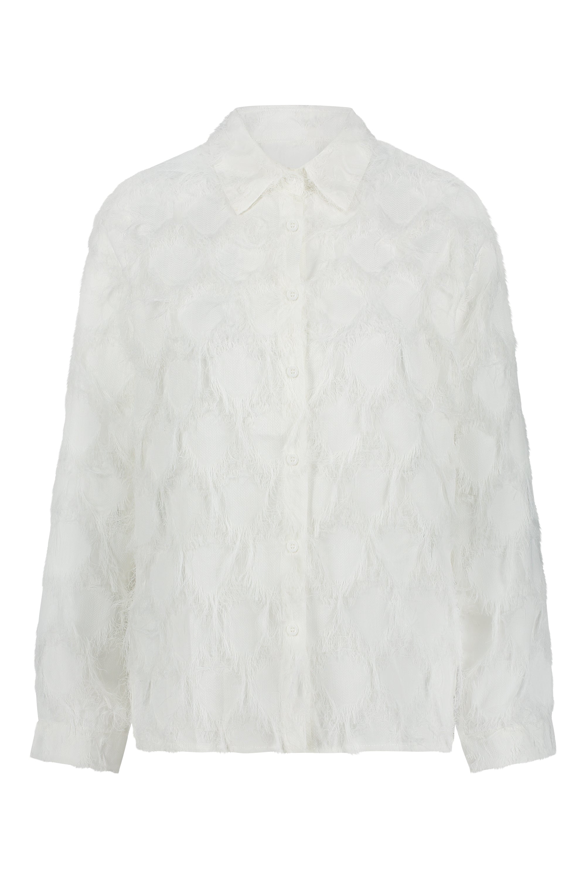 Feather Blouse white