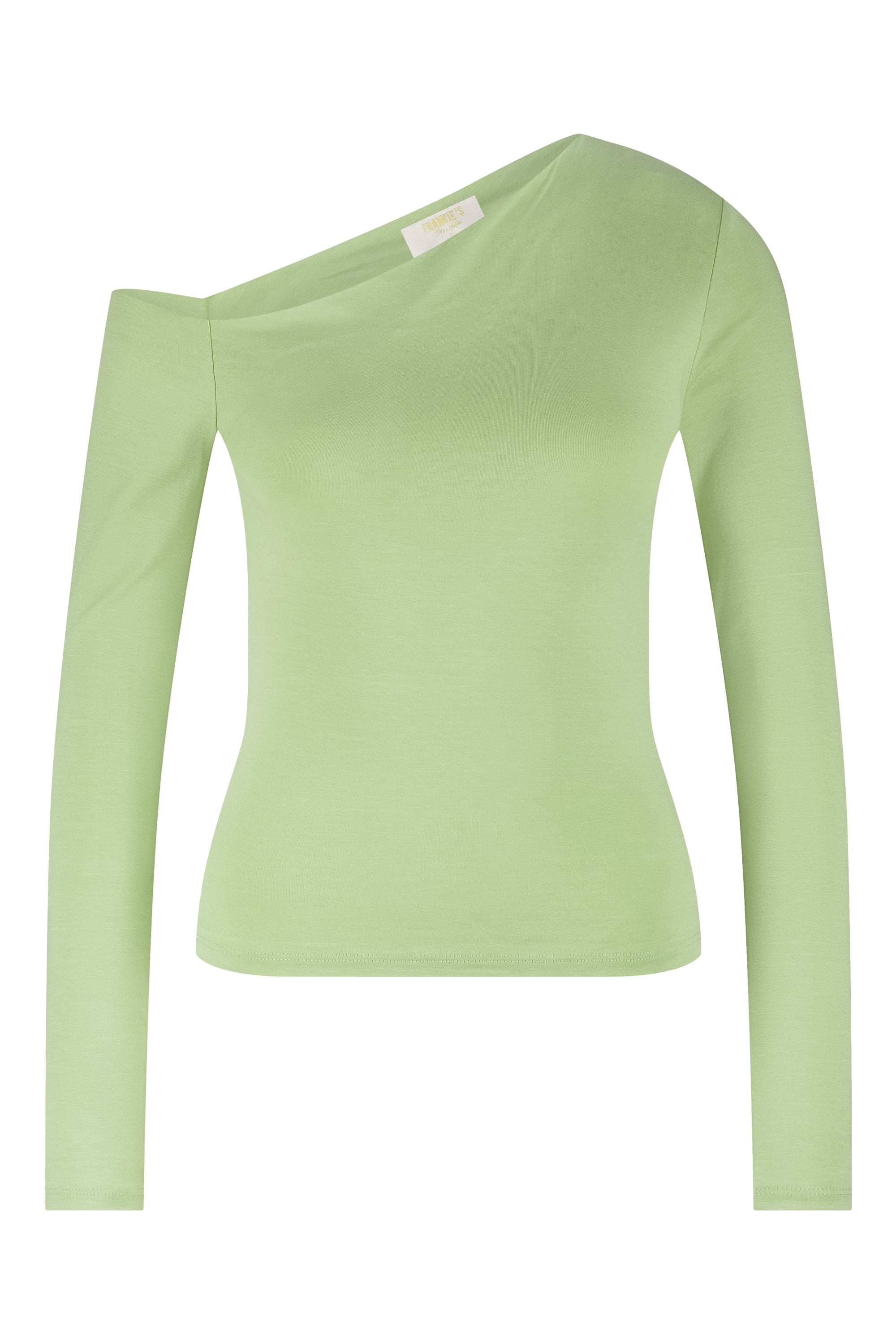 Basic top long sleeve mint green