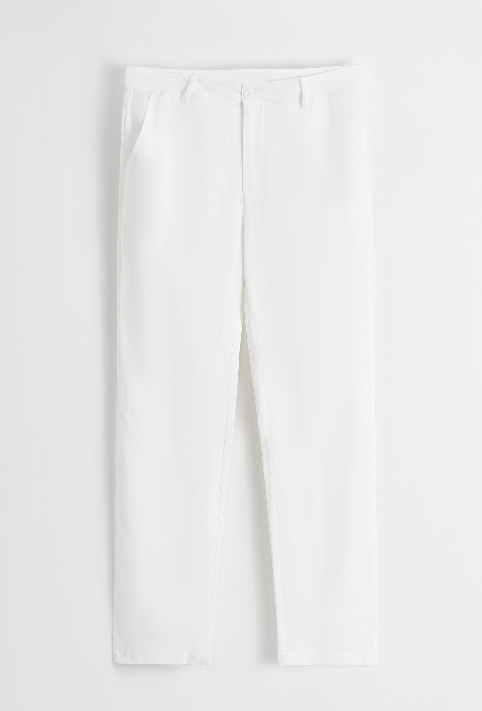 Pantalon linen white