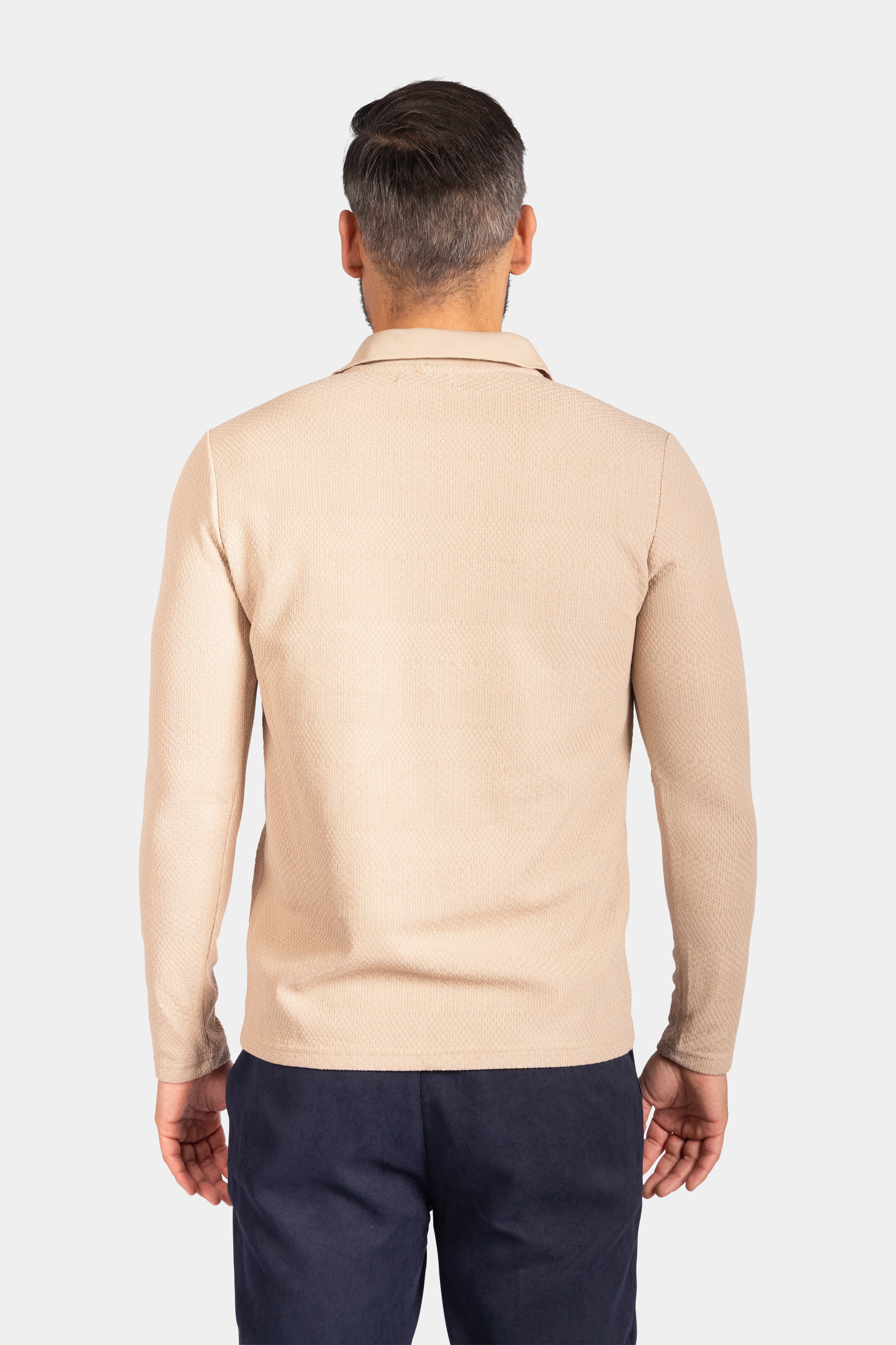 Polo Knit - Beige