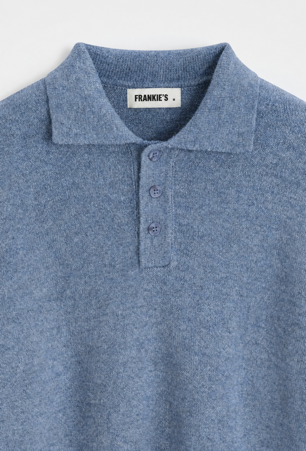 Bellagio Soft Knit Polo Blue - Frankie's