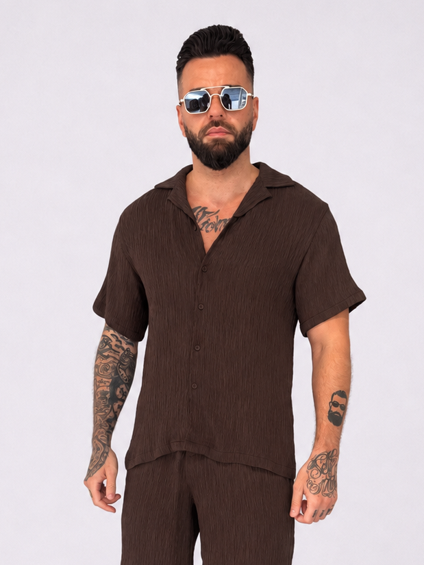 Summer set short & shirt brown - Frankie's