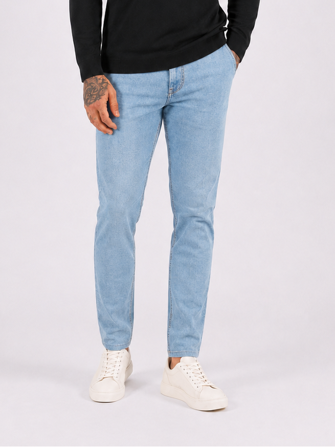Jeans straight fit light blue - Frankie's