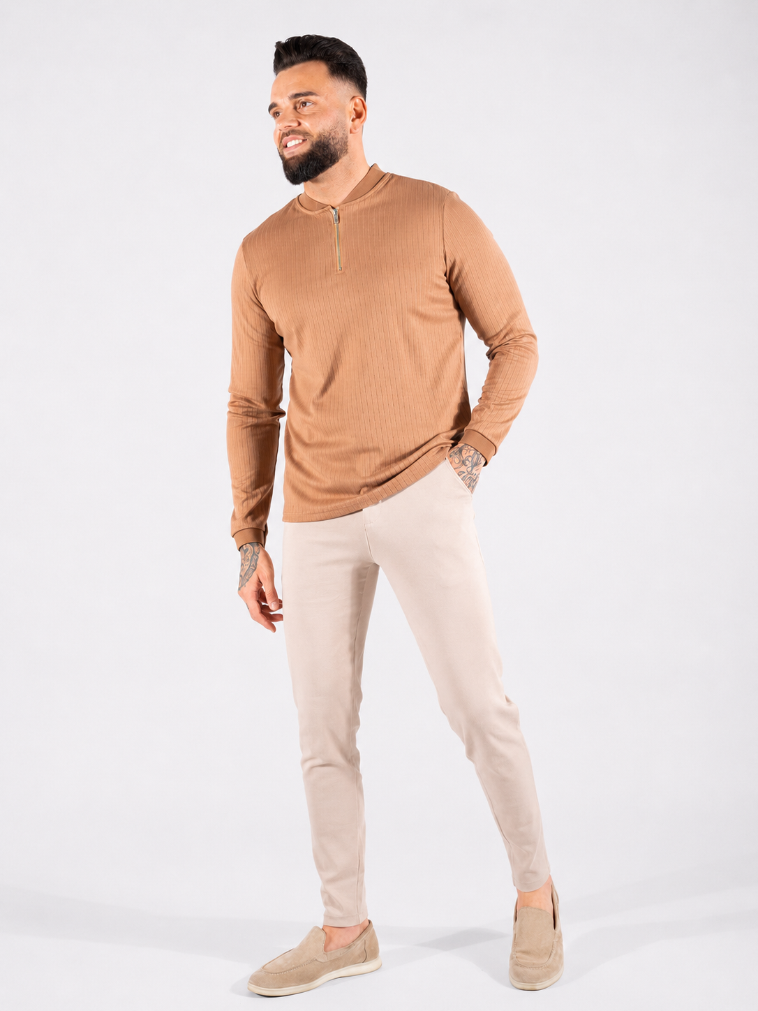 Zipper Montreal light brown - Frankie's