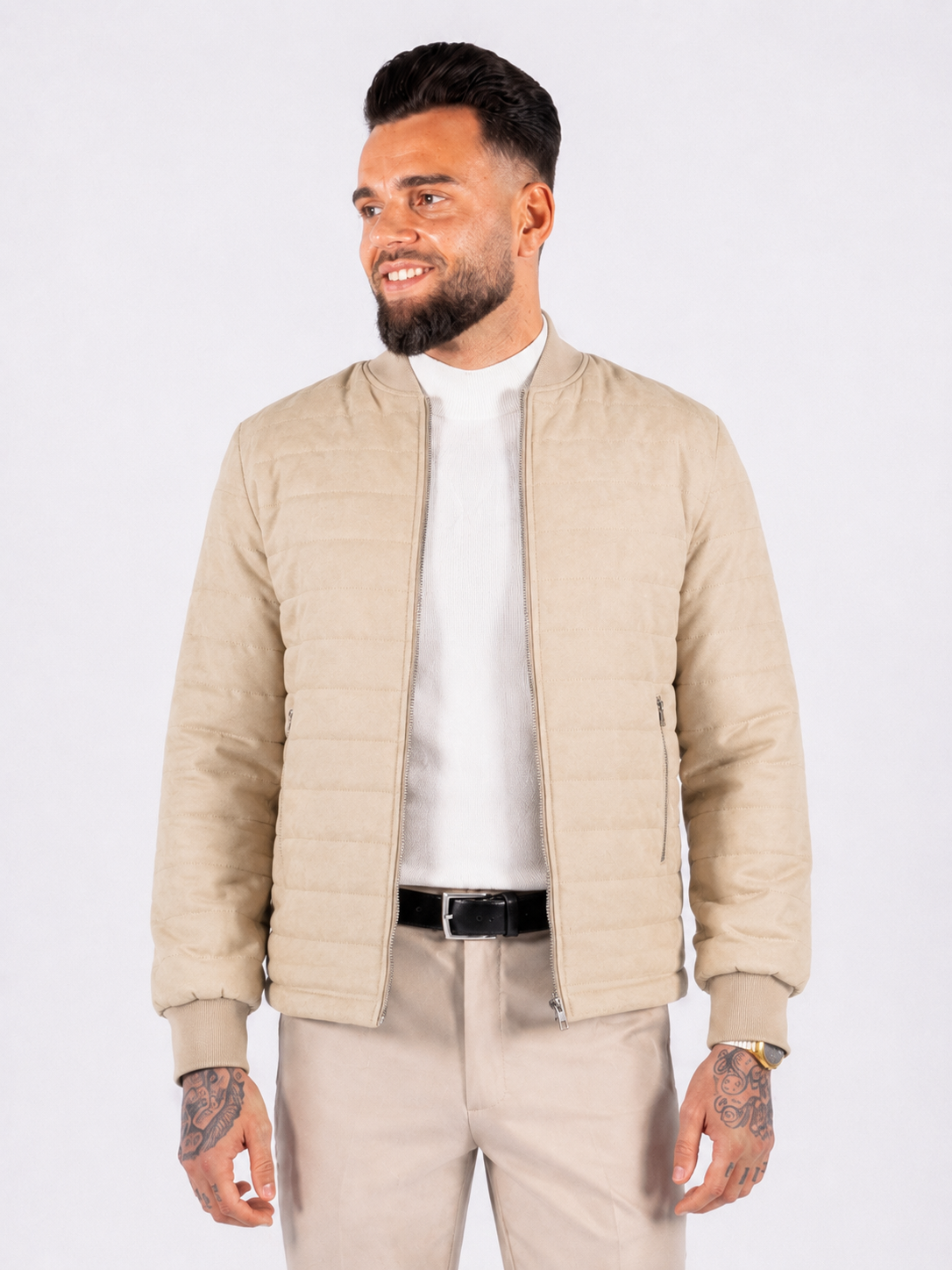 Bomber jacket suede beige - Frankie's