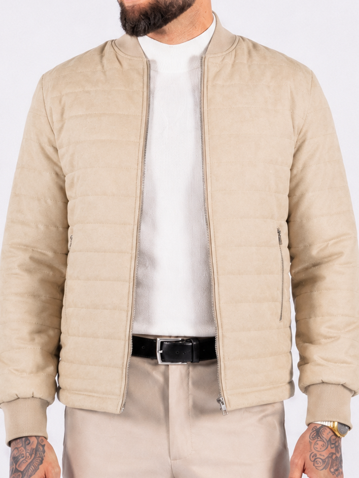 Bomber jacket suede beige - Frankie's