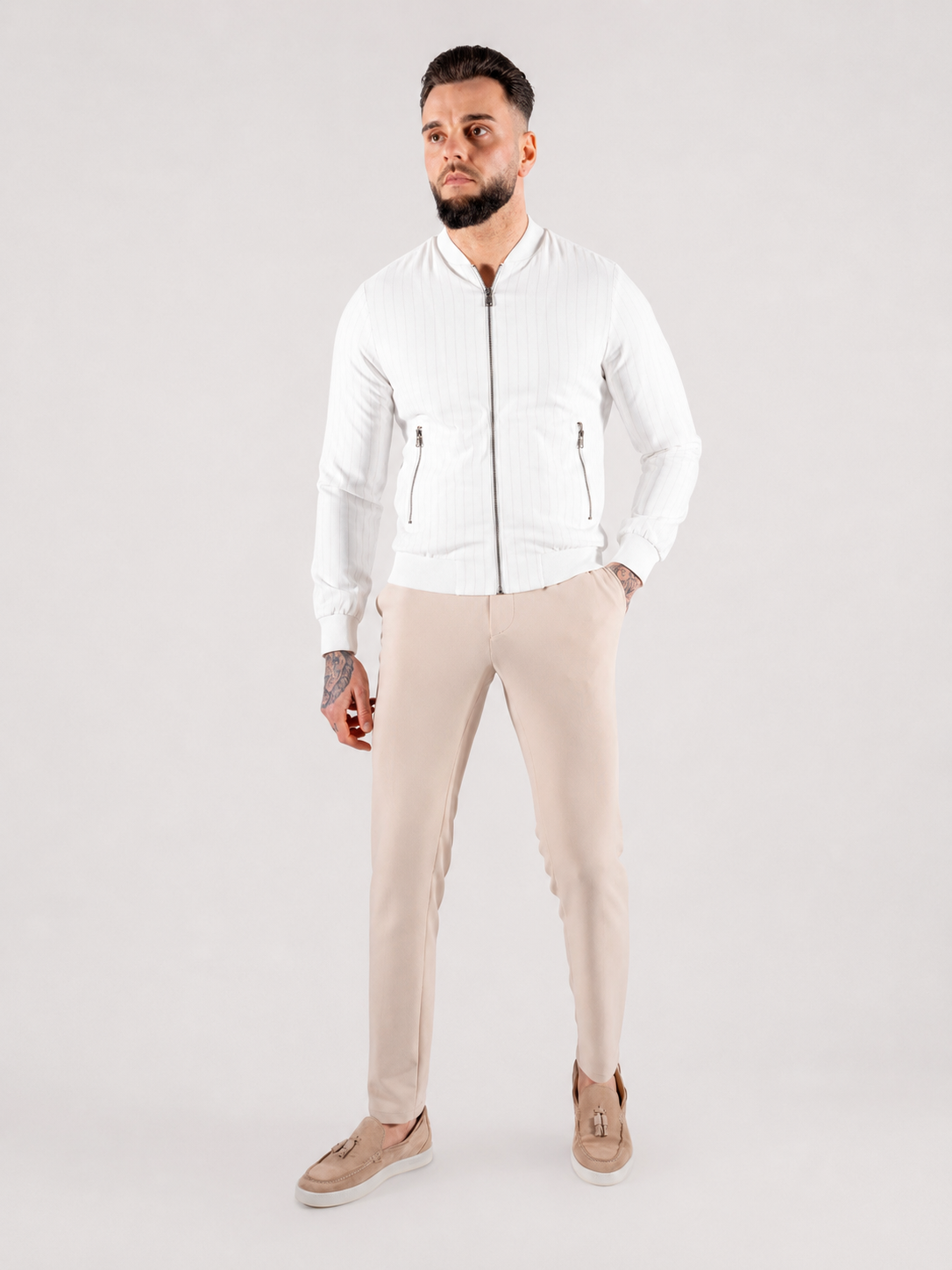 Jacket Safari wit - Frankie's