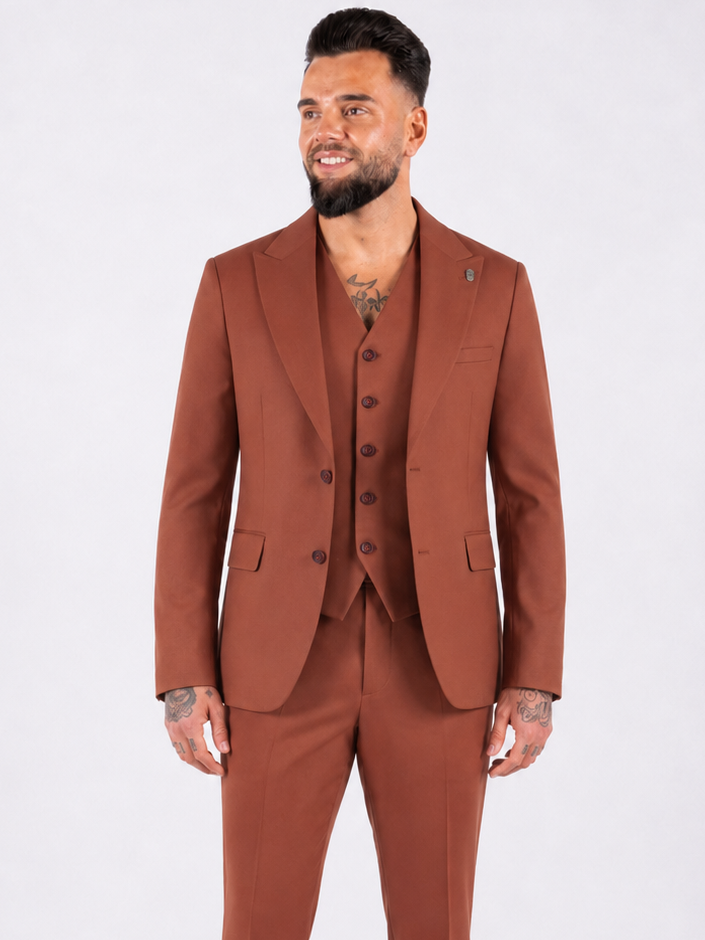 Suit Three Piece Cayenne Bronze - Frankie's