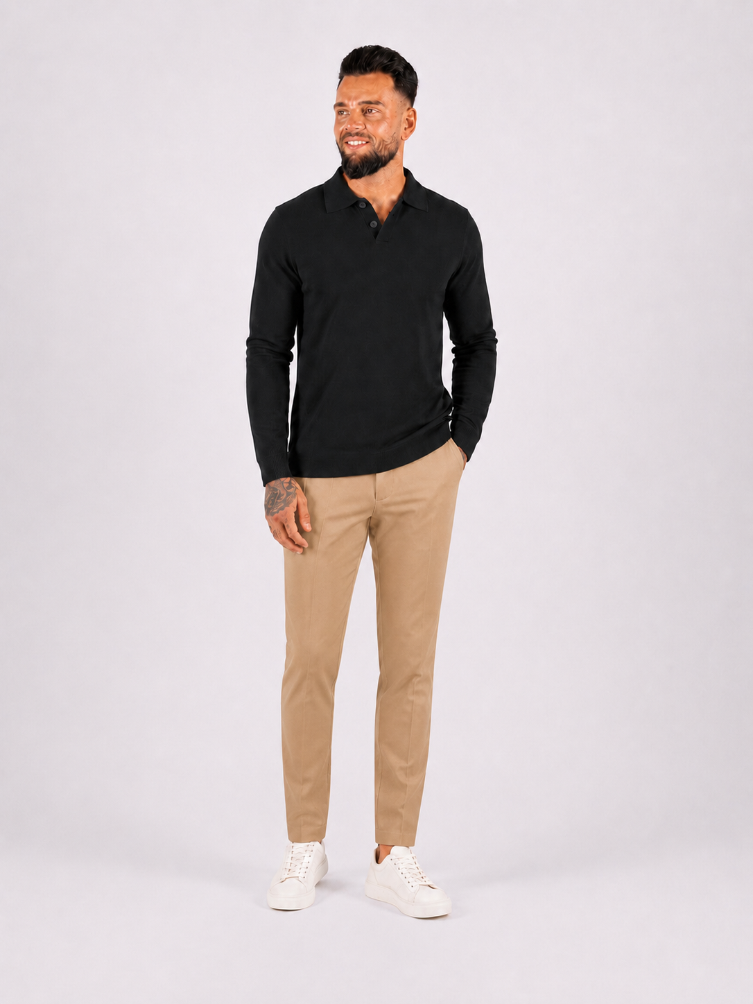 Super stretch pantalon taupe - Frankie's
