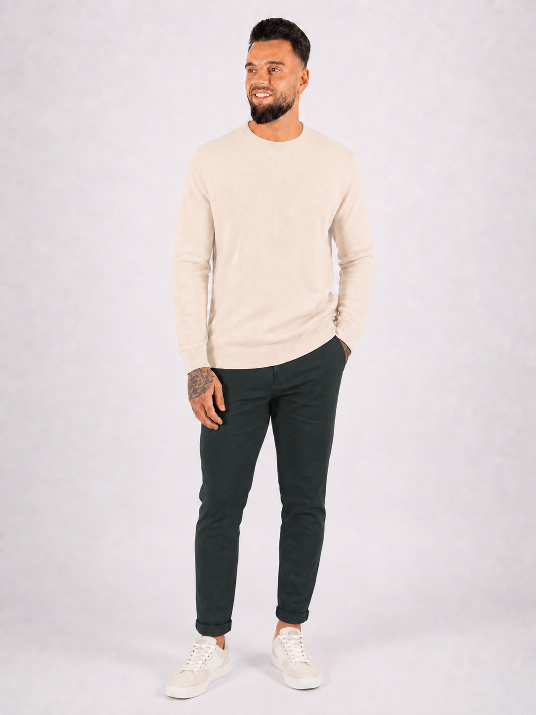 Super stretch pantalon forest green - Frankie's